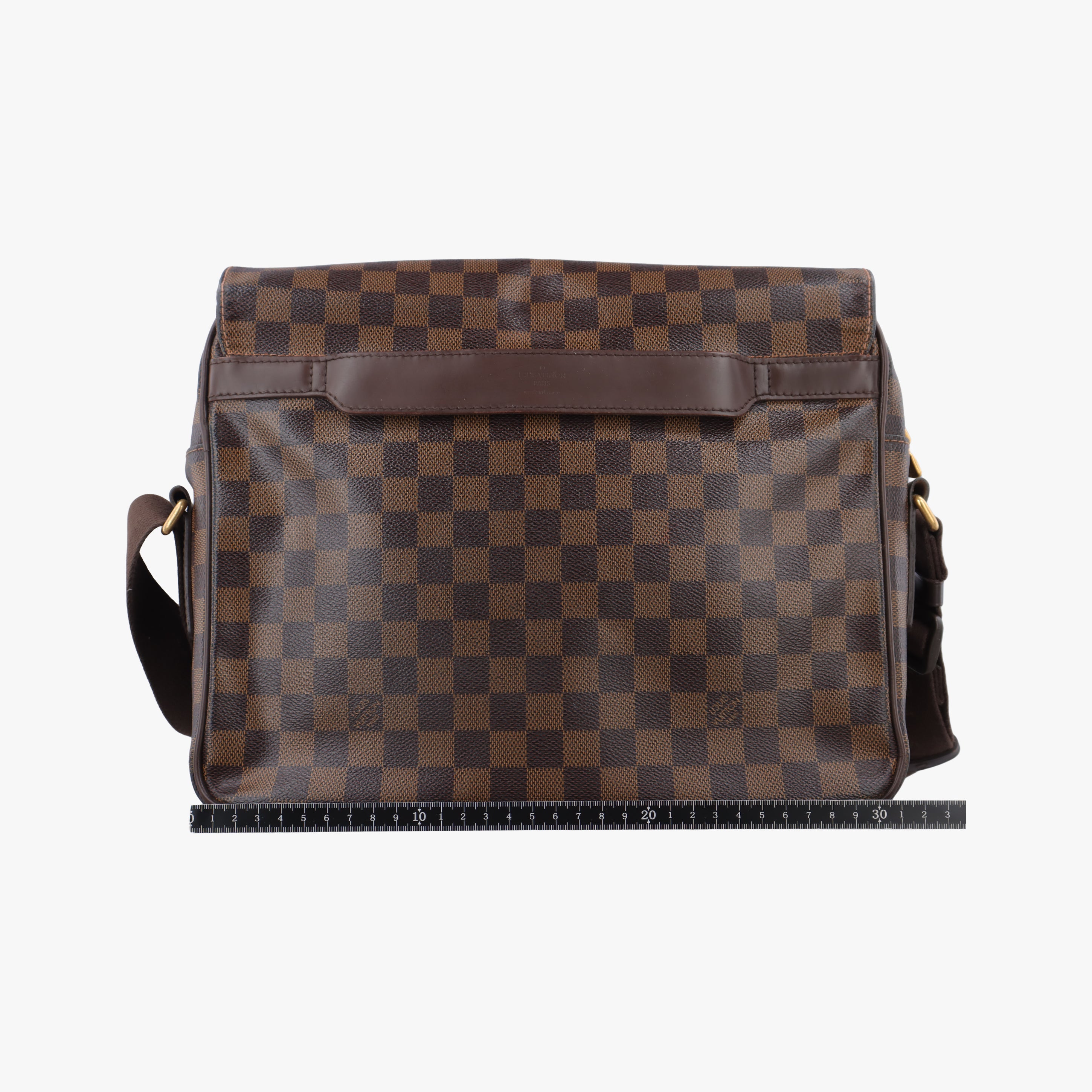 Pre-owned Louis Vuitton SHELTON MM EBENE Damier Canvas N41149 shoulderbag | stylenewstar