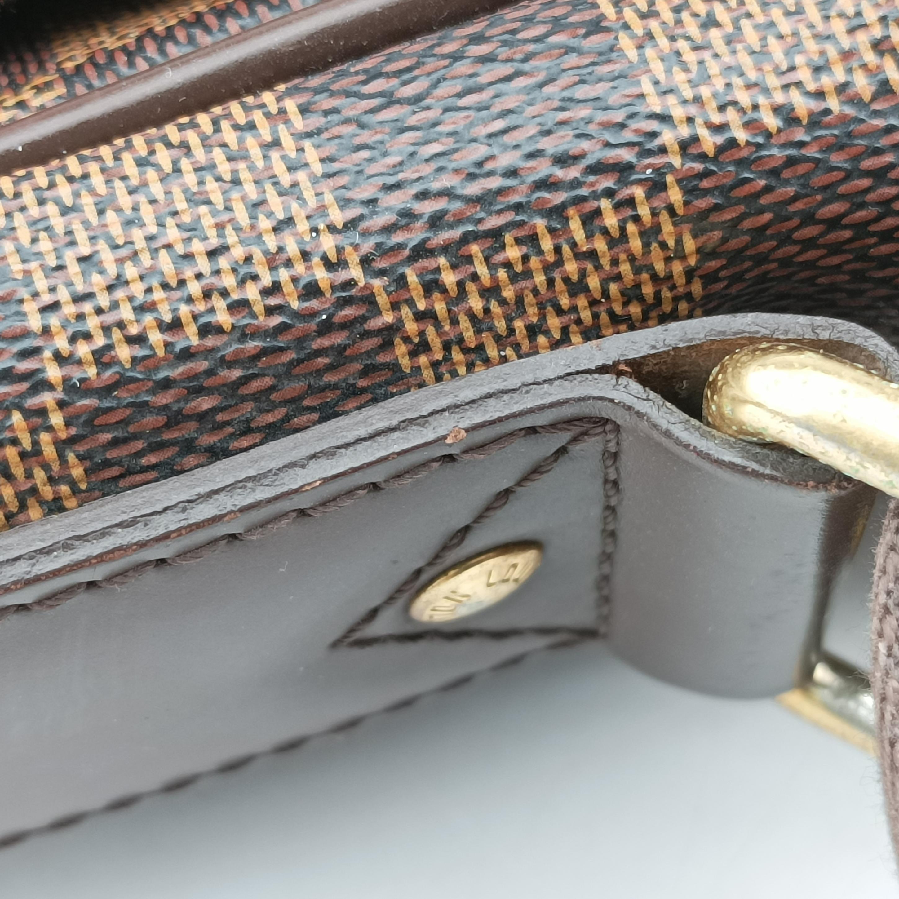 Pre-owned Louis Vuitton SHELTON MM EBENE Damier Canvas N41149 shoulderbag | stylenewstar