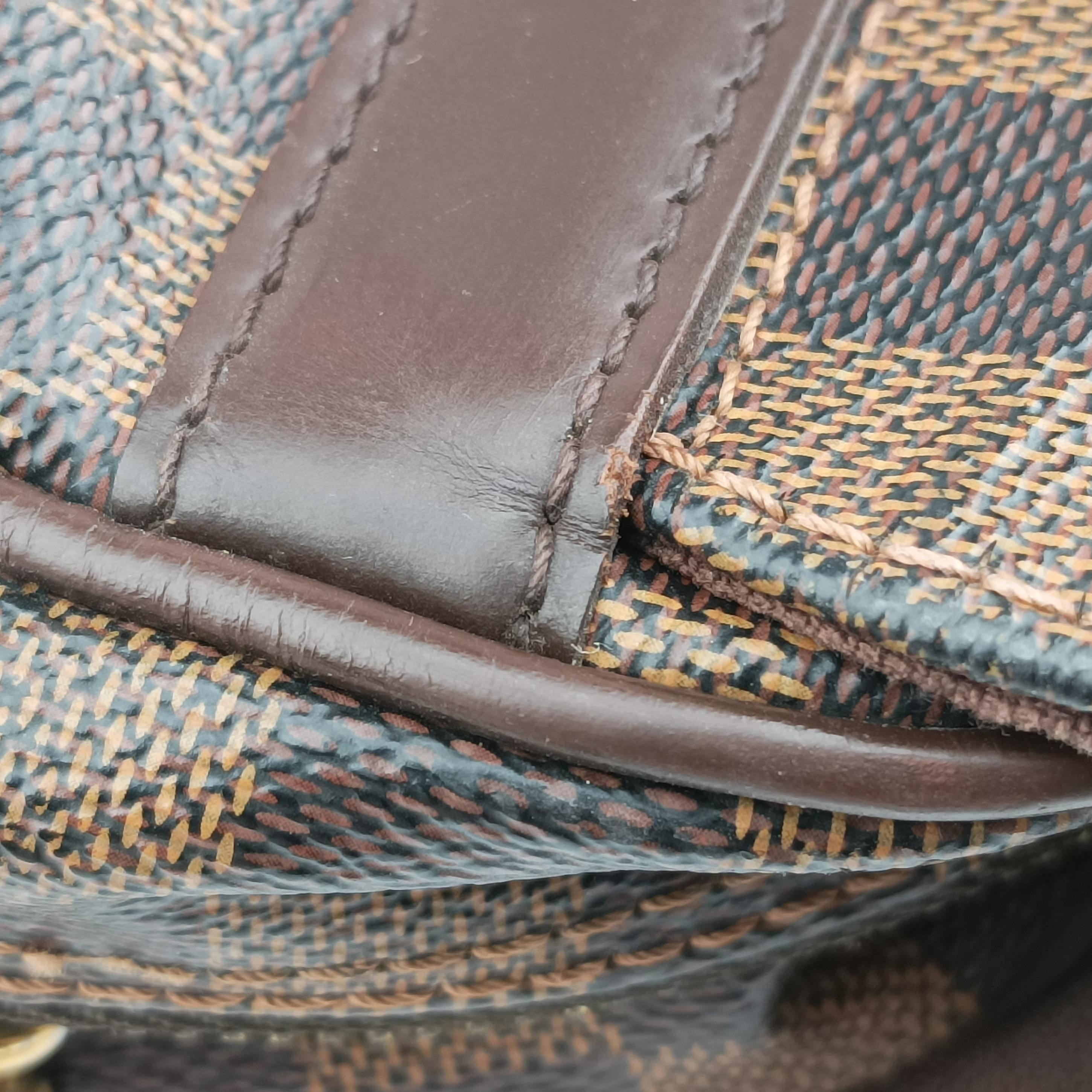 Pre-owned Louis Vuitton SHELTON MM EBENE Damier Canvas N41149 shoulderbag | stylenewstar