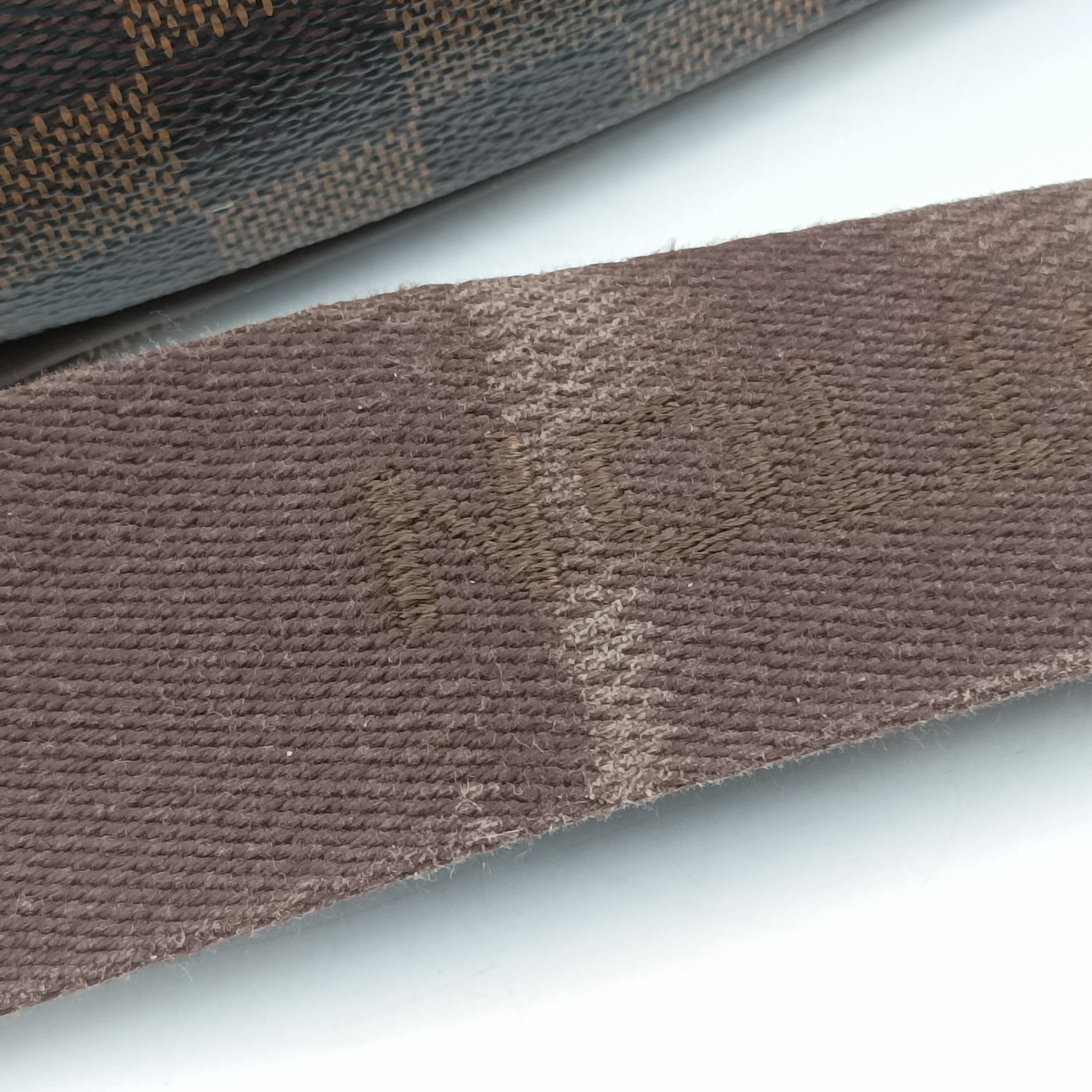Pre-owned Louis Vuitton SHELTON MM EBENE Damier Canvas N41149 shoulderbag | stylenewstar