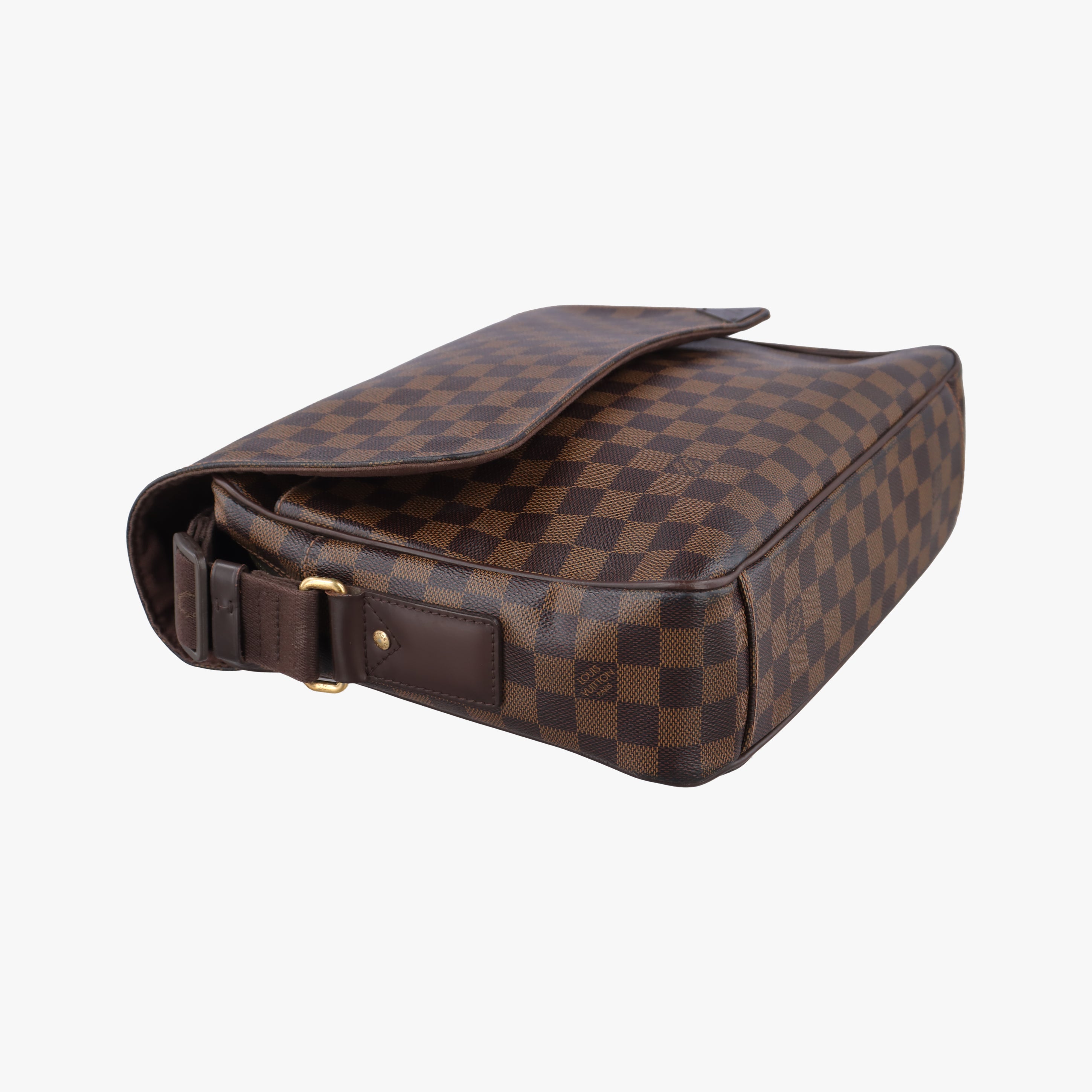 Pre-owned Louis Vuitton SHELTON MM EBENE Damier Canvas N41149 shoulderbag | stylenewstar