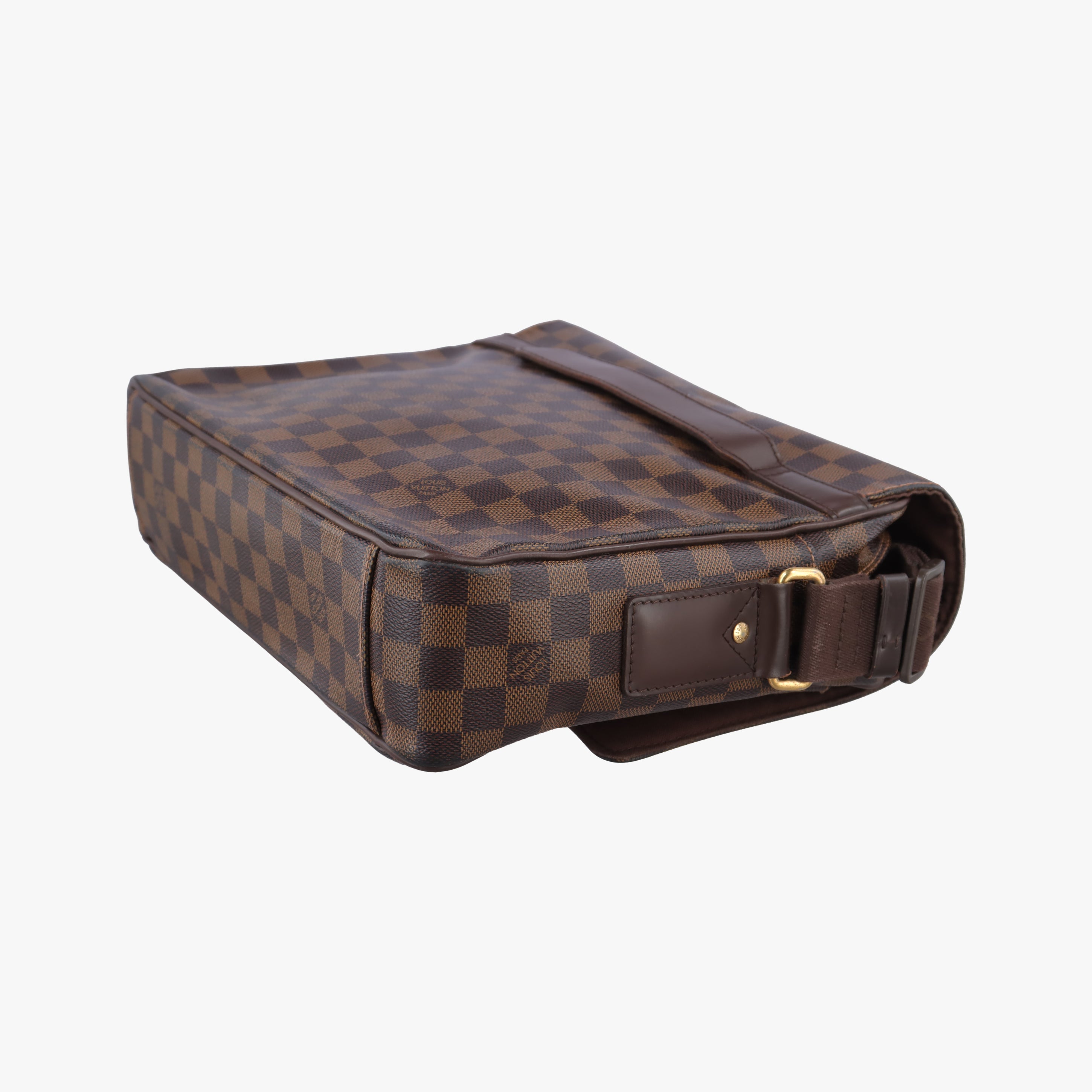 Pre-owned Louis Vuitton SHELTON MM EBENE Damier Canvas N41149 shoulderbag | stylenewstar