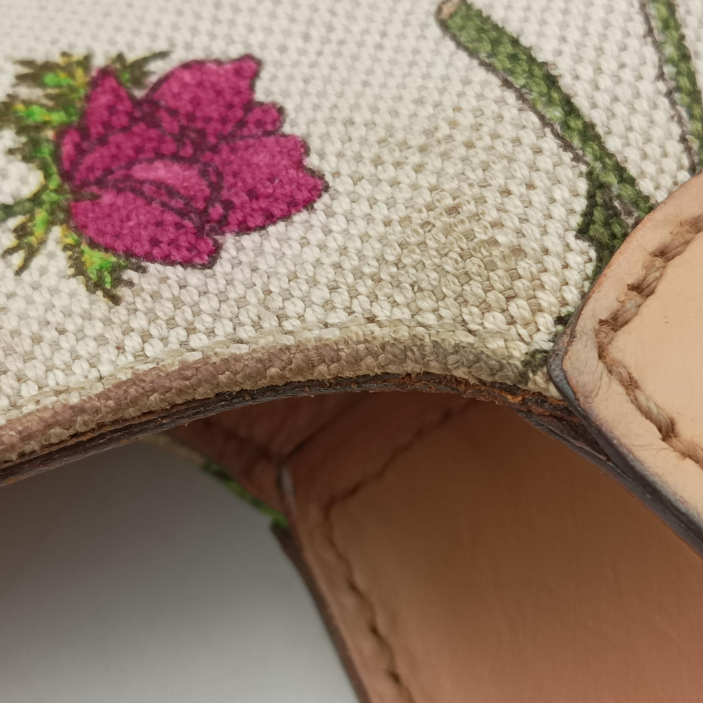 Vintage Gucci Flora Jackie Hobo White×Multicolour canvas×leather 137335 shoulderbag | stylenewstar