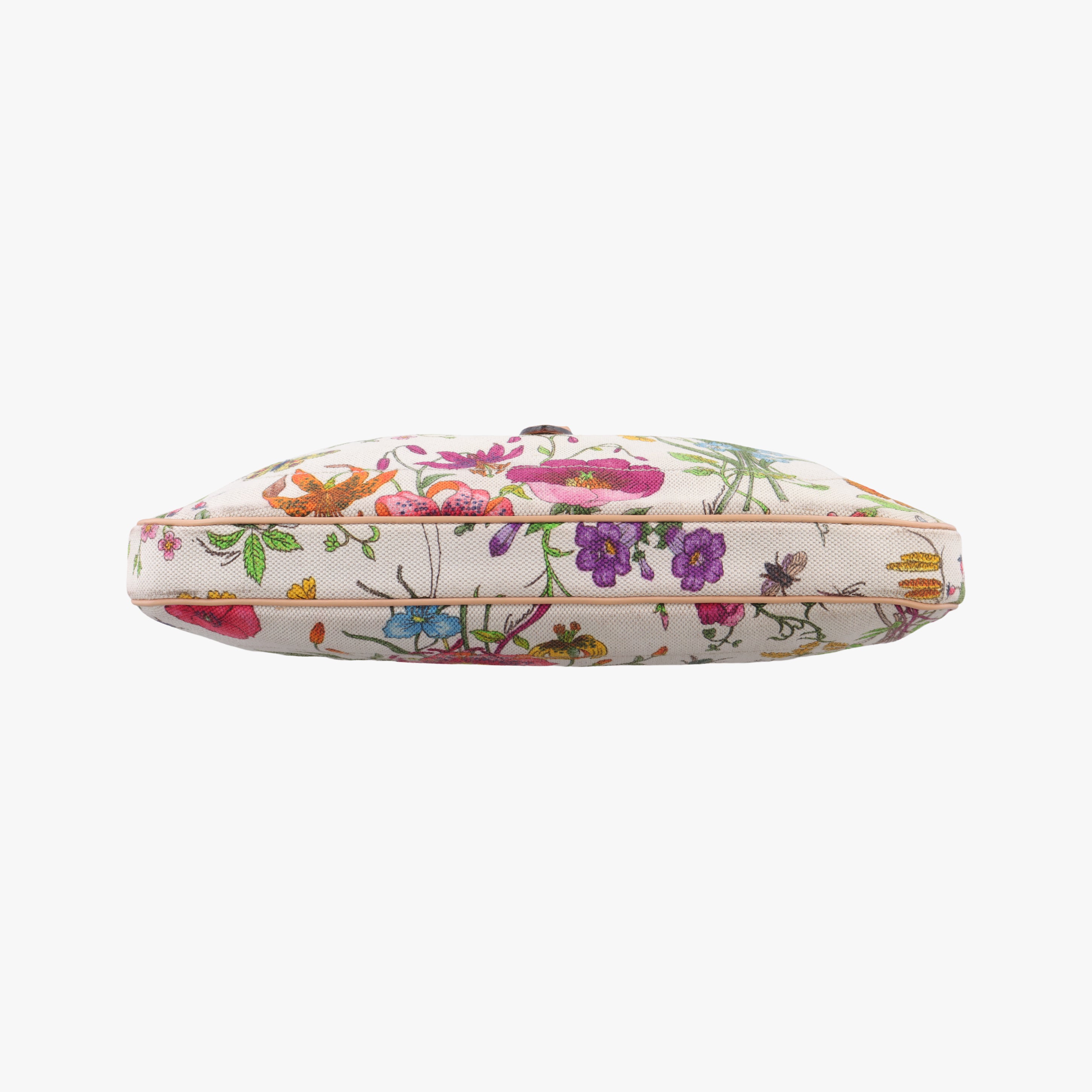 Vintage Gucci Flora Jackie Hobo White×Multicolour canvas×leather 137335 shoulderbag | stylenewstar