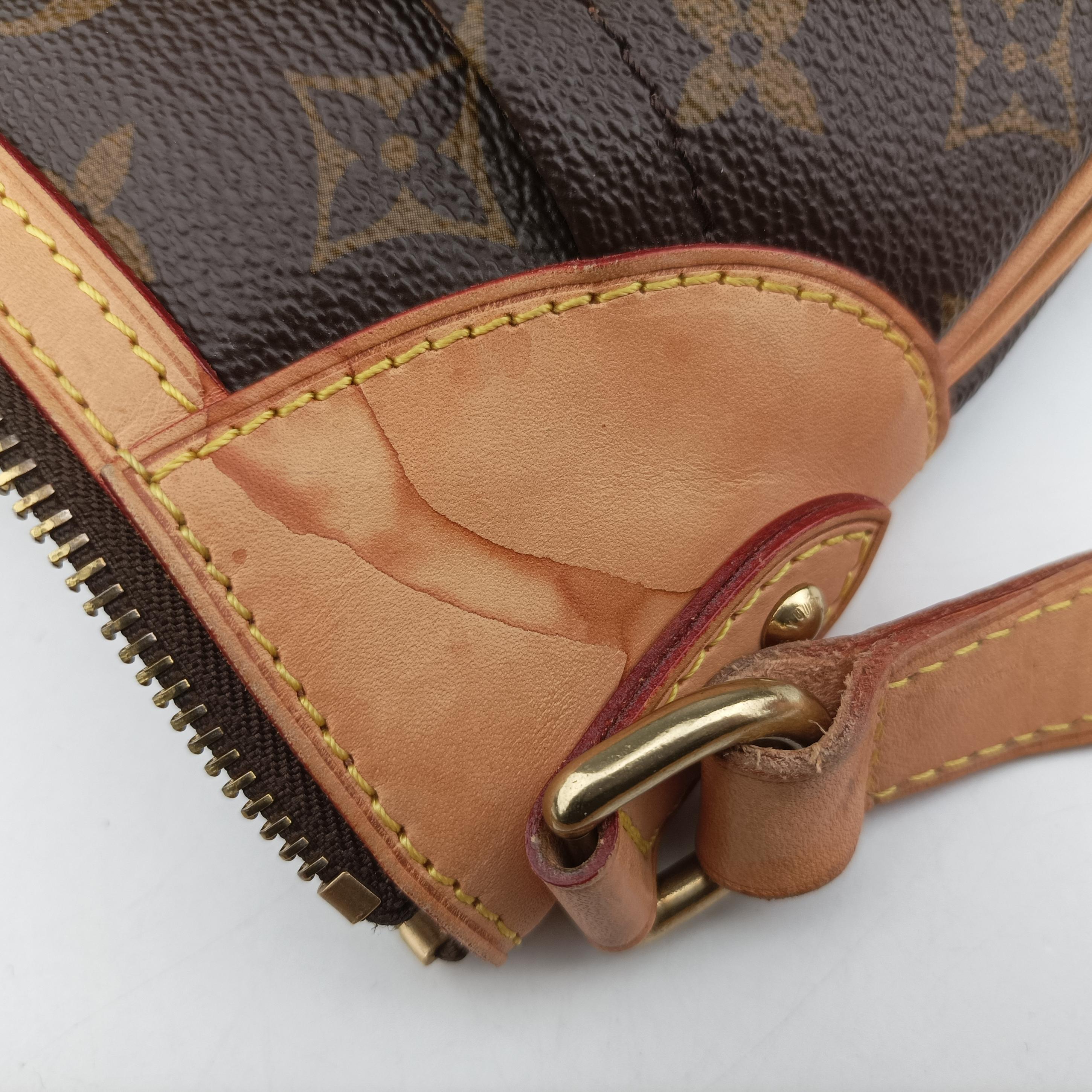 Pre-owned Louis Vuitton Odeon PM Brown Monogram Canvas M56390 shoulderbag | stylenewstar