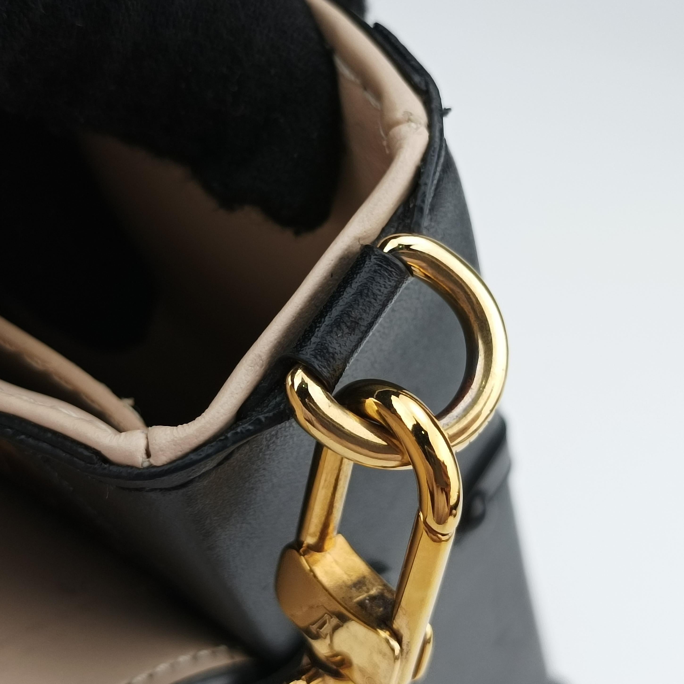 Pre-owned Louis Vuitton Vertical Trunk Pochette Brown×Black Monogram Canvas M63913 shoulderbag | stylenewstar