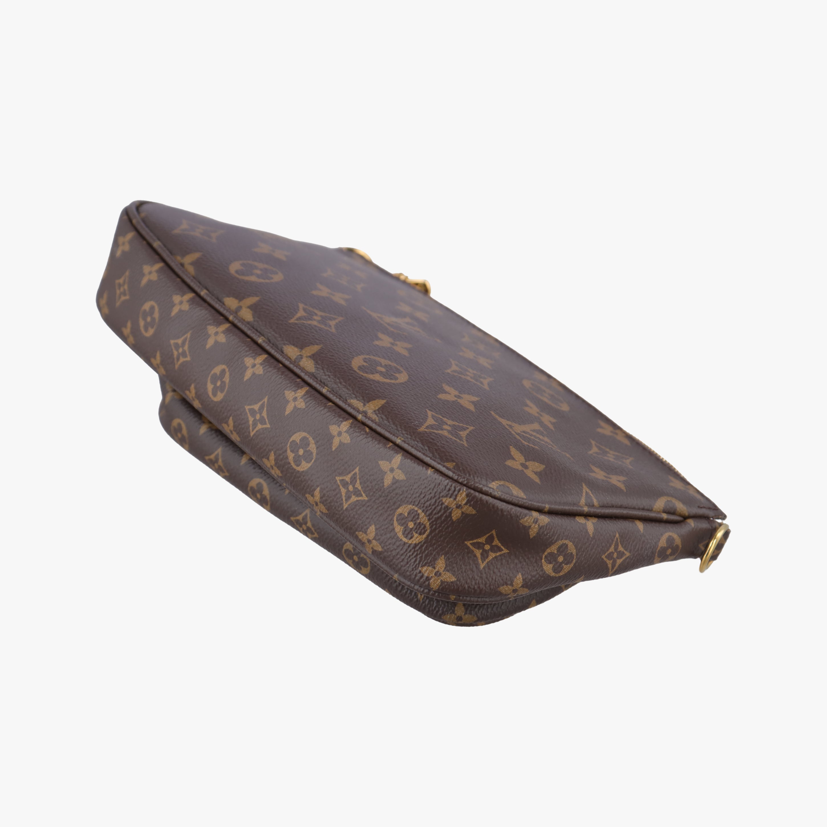 Pre-owned Louis Vuitton MULTI POCHETTE ACCESSOIRES MARRON×ROSE CLAIRE Monogram Canvas M44840 shoulderbag | stylenewstar