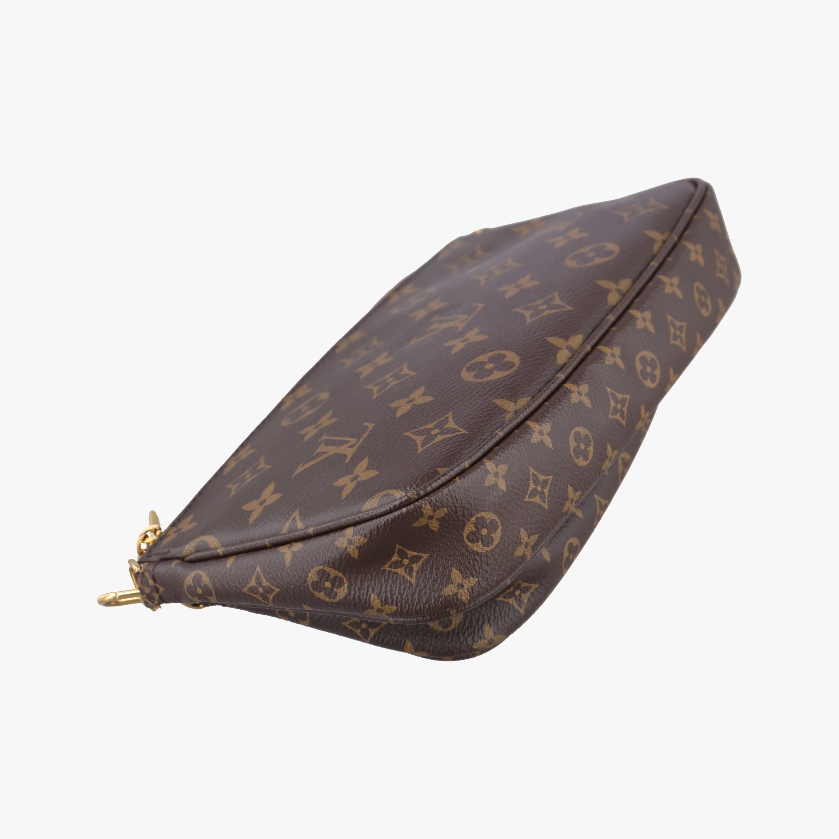 Pre-owned Louis Vuitton MULTI POCHETTE ACCESSOIRES MARRON×ROSE CLAIRE Monogram Canvas M44840 shoulderbag | stylenewstar