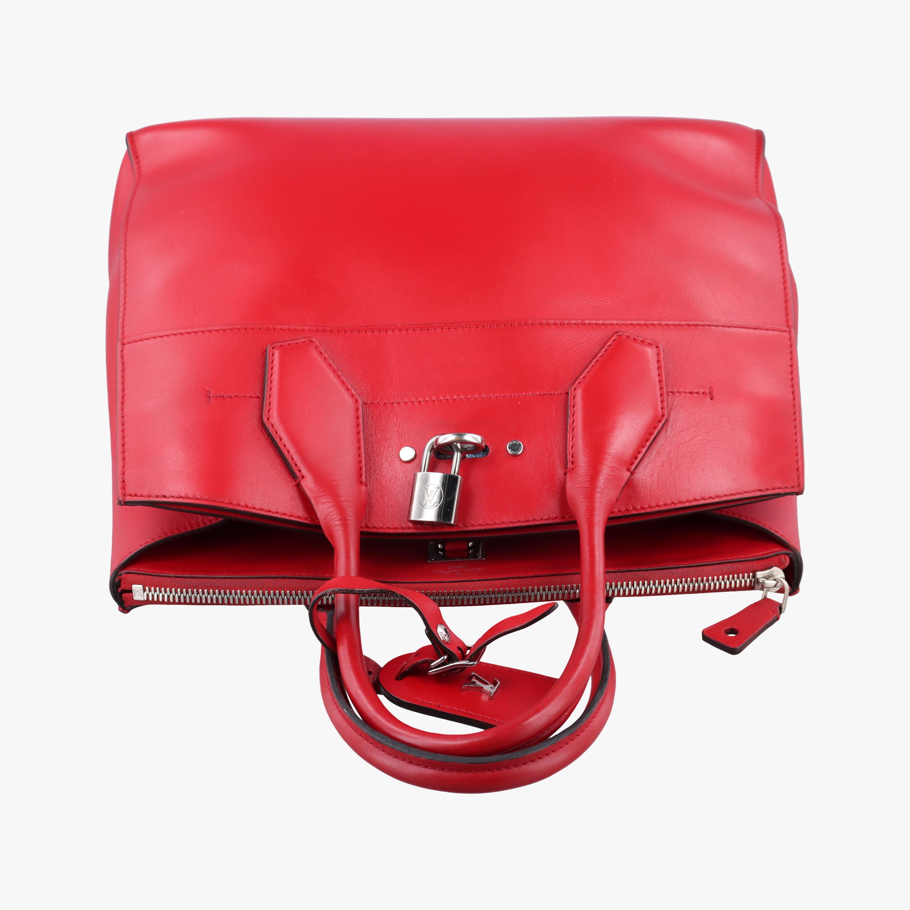 Pre-owned Louis Vuitton City Steamer MM RUBIS Leather M51027 handbag | stylenewstar