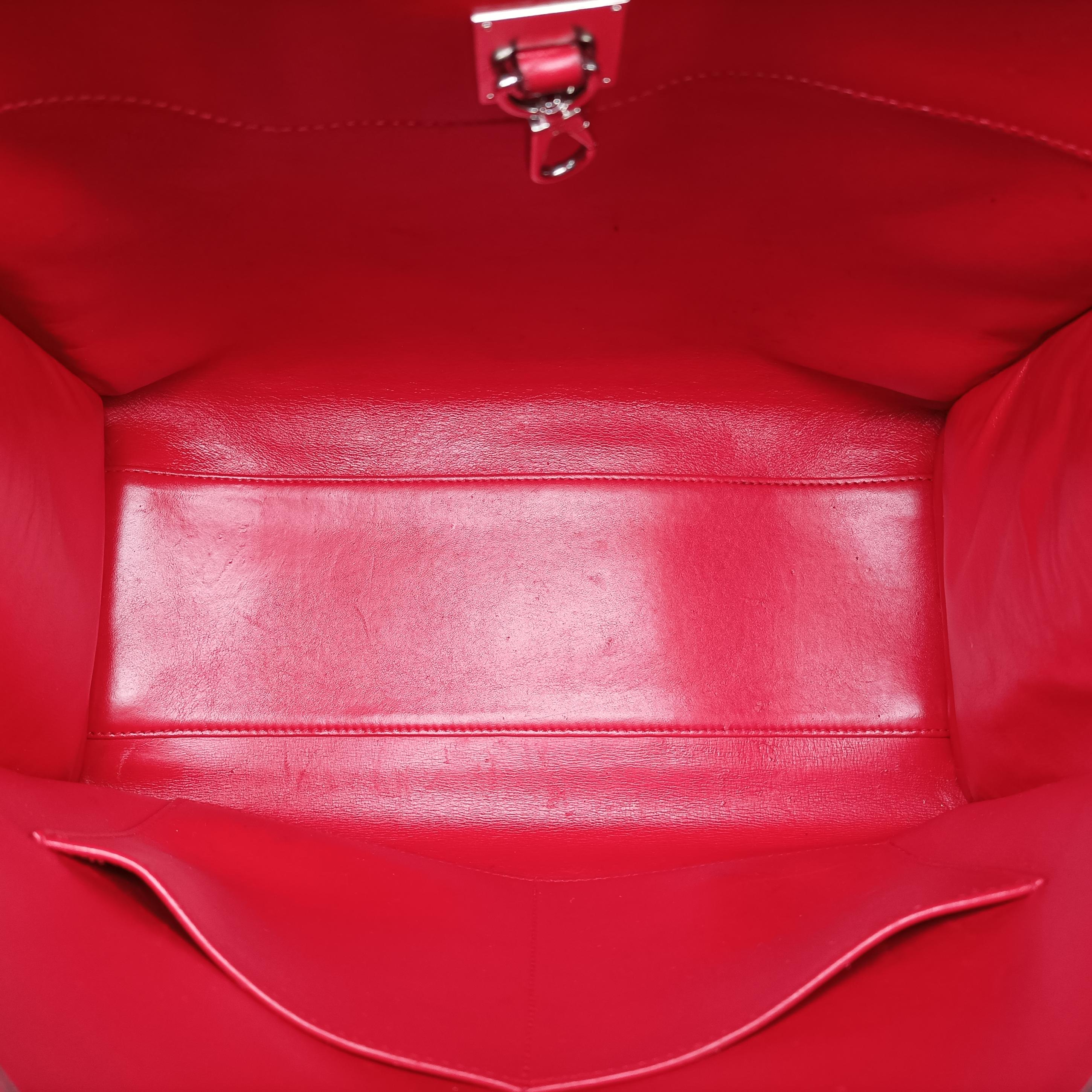 Pre-owned Louis Vuitton City Steamer MM RUBIS Leather M51027 handbag | stylenewstar