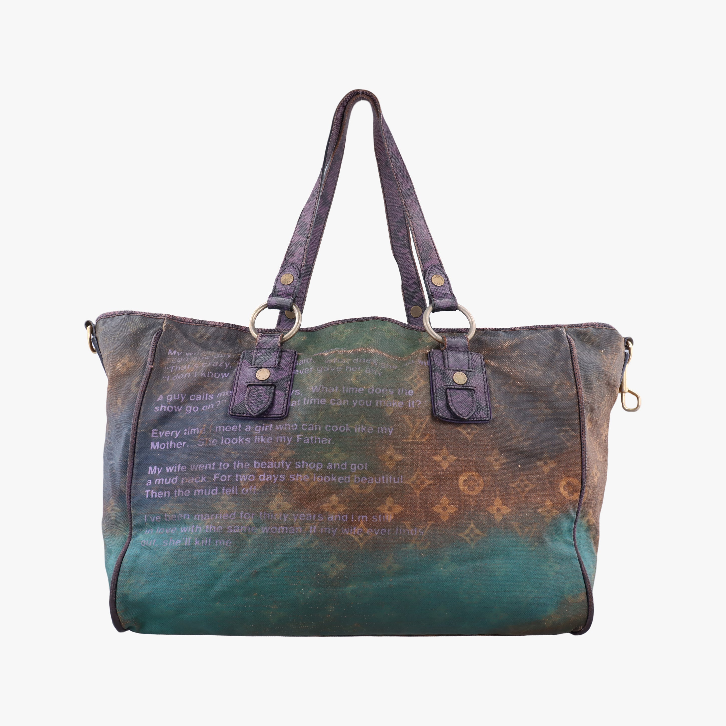 Vintage Louis Vuitton Monogram Jokes  Heartbreak Brown×multicolor Monogram canvas M95740 shoulderbag | stylenewstar