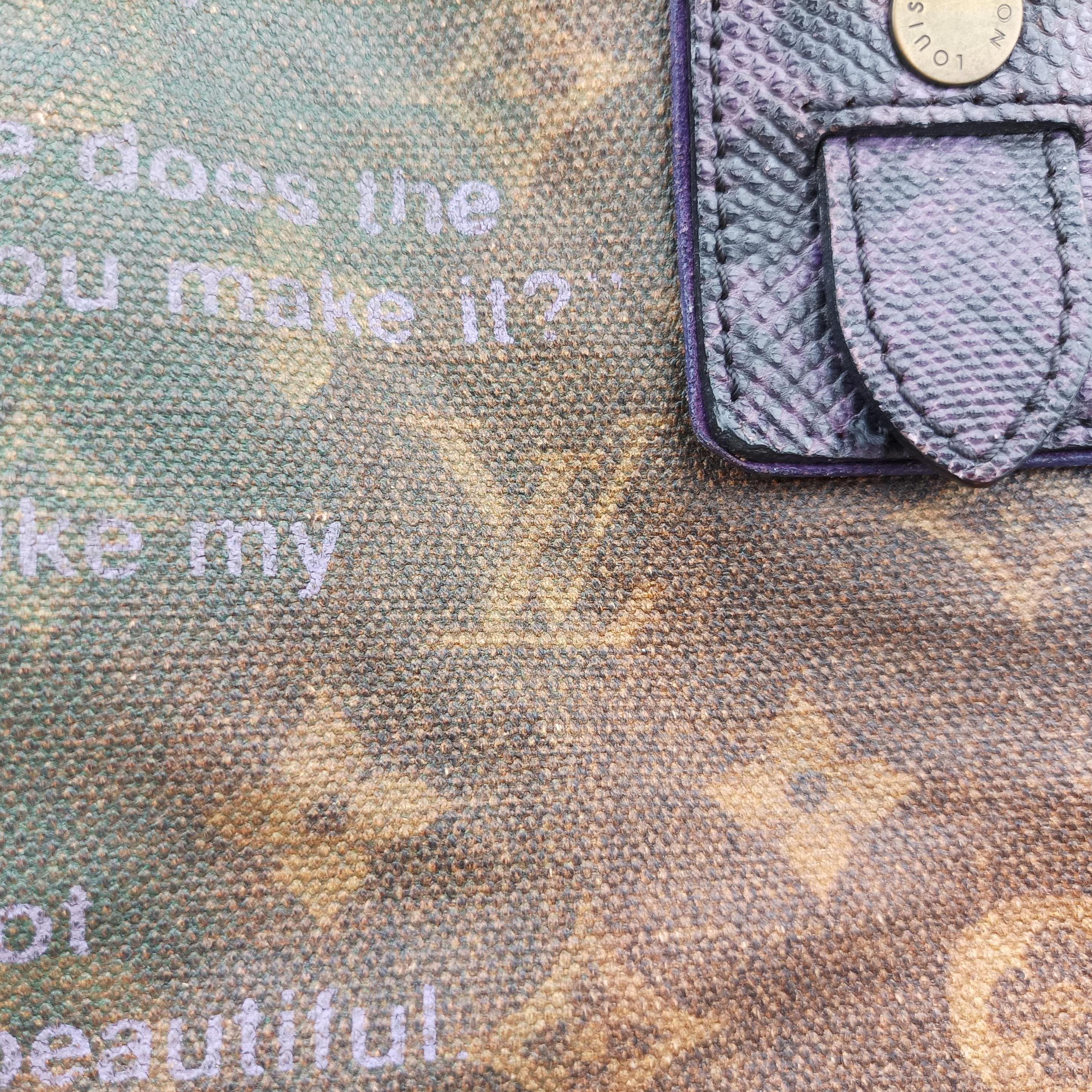Vintage Louis Vuitton Monogram Jokes  Heartbreak Brown×multicolor Monogram canvas M95740 shoulderbag | stylenewstar