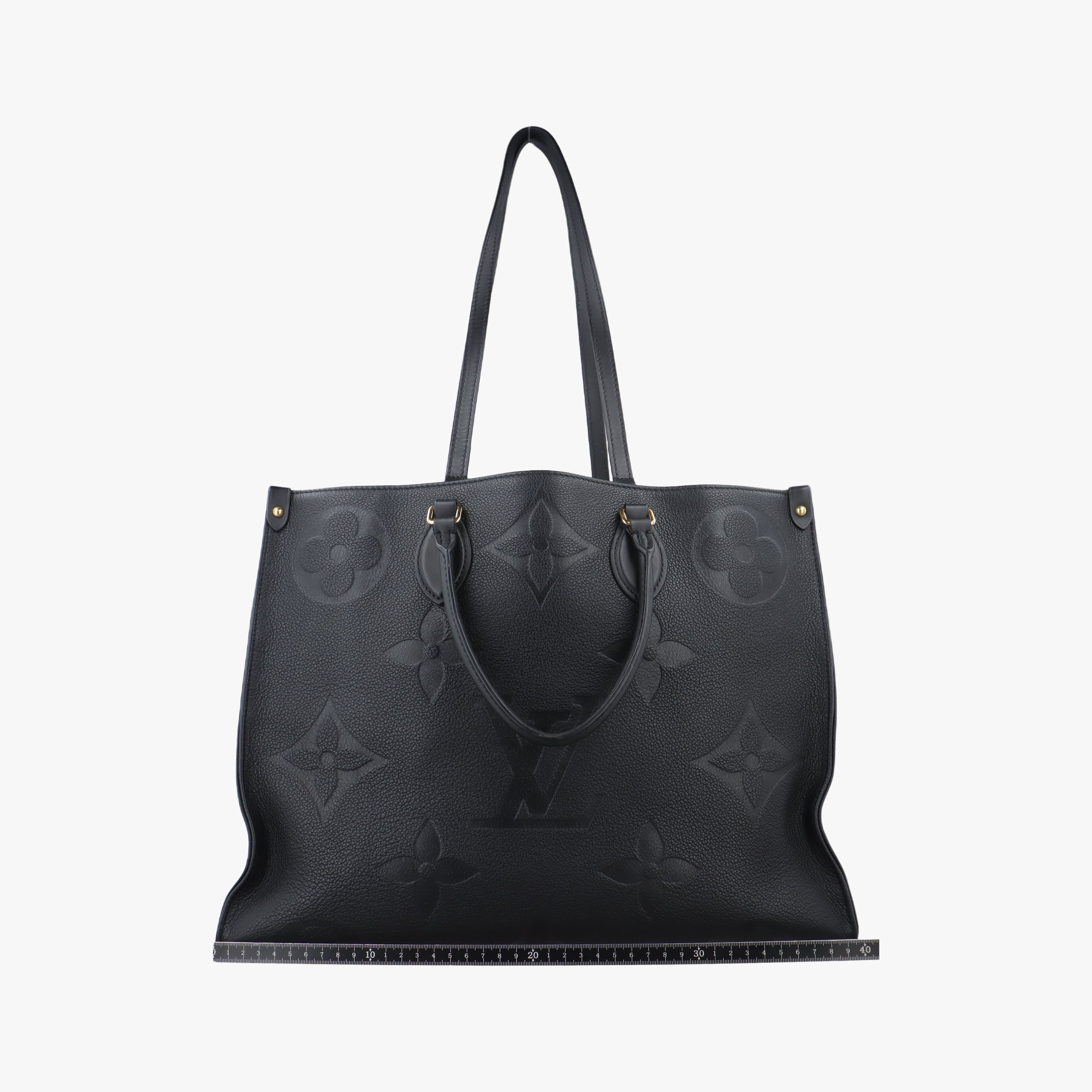 Pre-owned Louis Vuitton OnTheGo GM Noir Monogram Empreinte Giant M44925 shoulderbag | stylenewstar