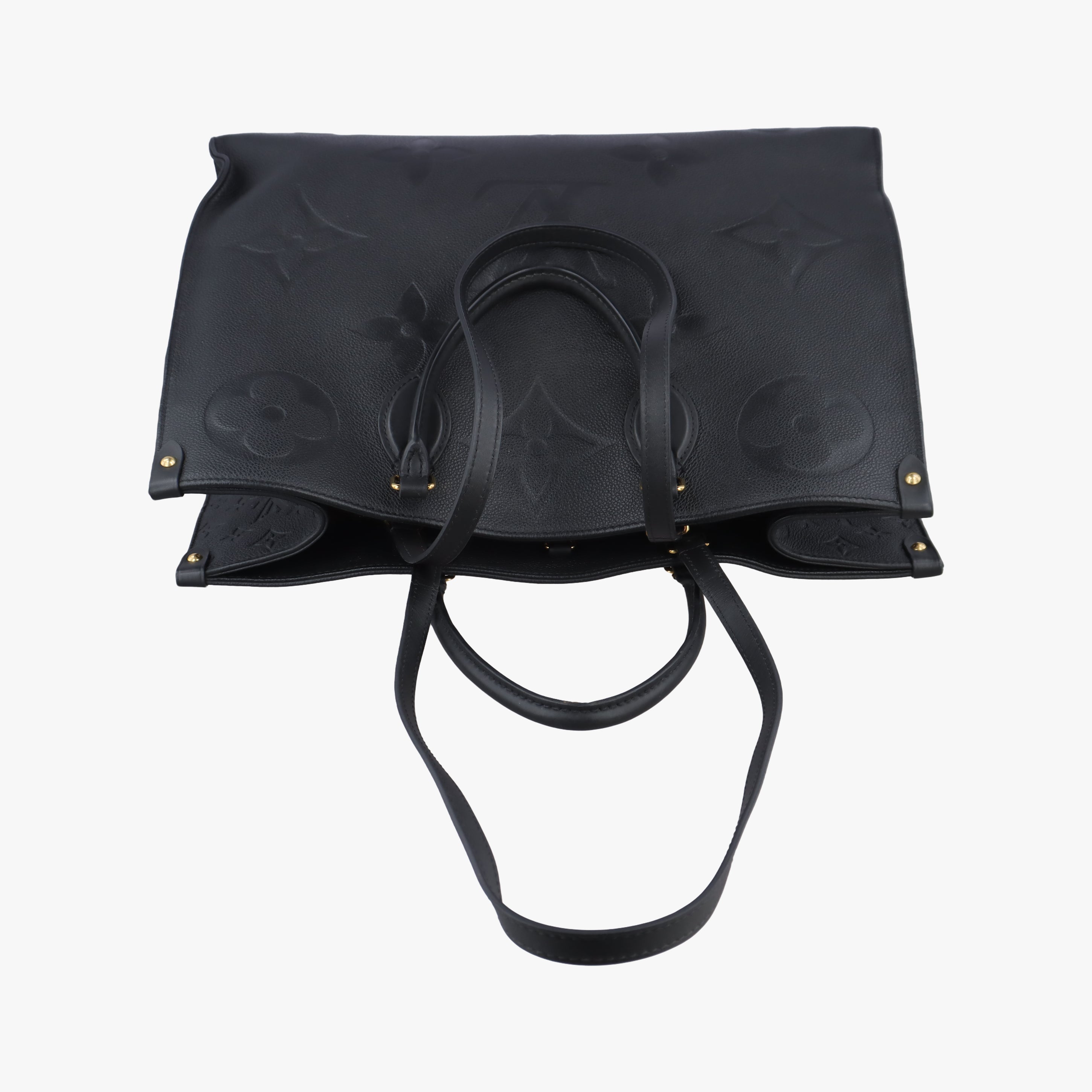 Pre-owned Louis Vuitton OnTheGo GM Noir Monogram Empreinte Giant M44925 shoulderbag | stylenewstar