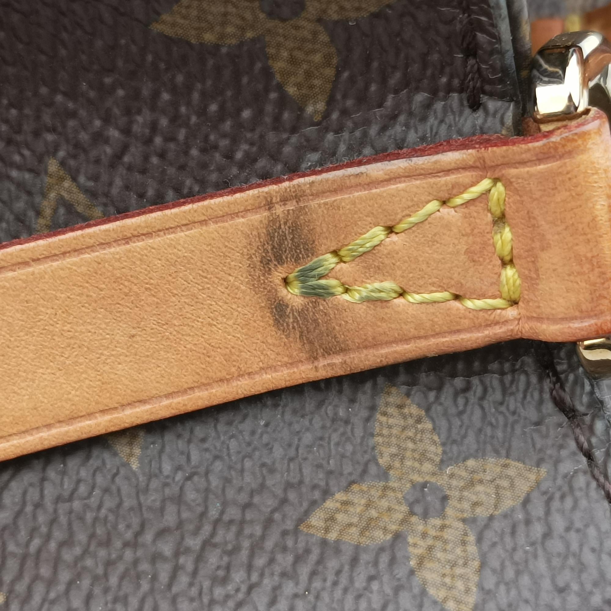 Vintage Louis Vuitton MONTAIGNE MM Brown Monogram Canvas M41056 shoulderbag | stylenewstar
