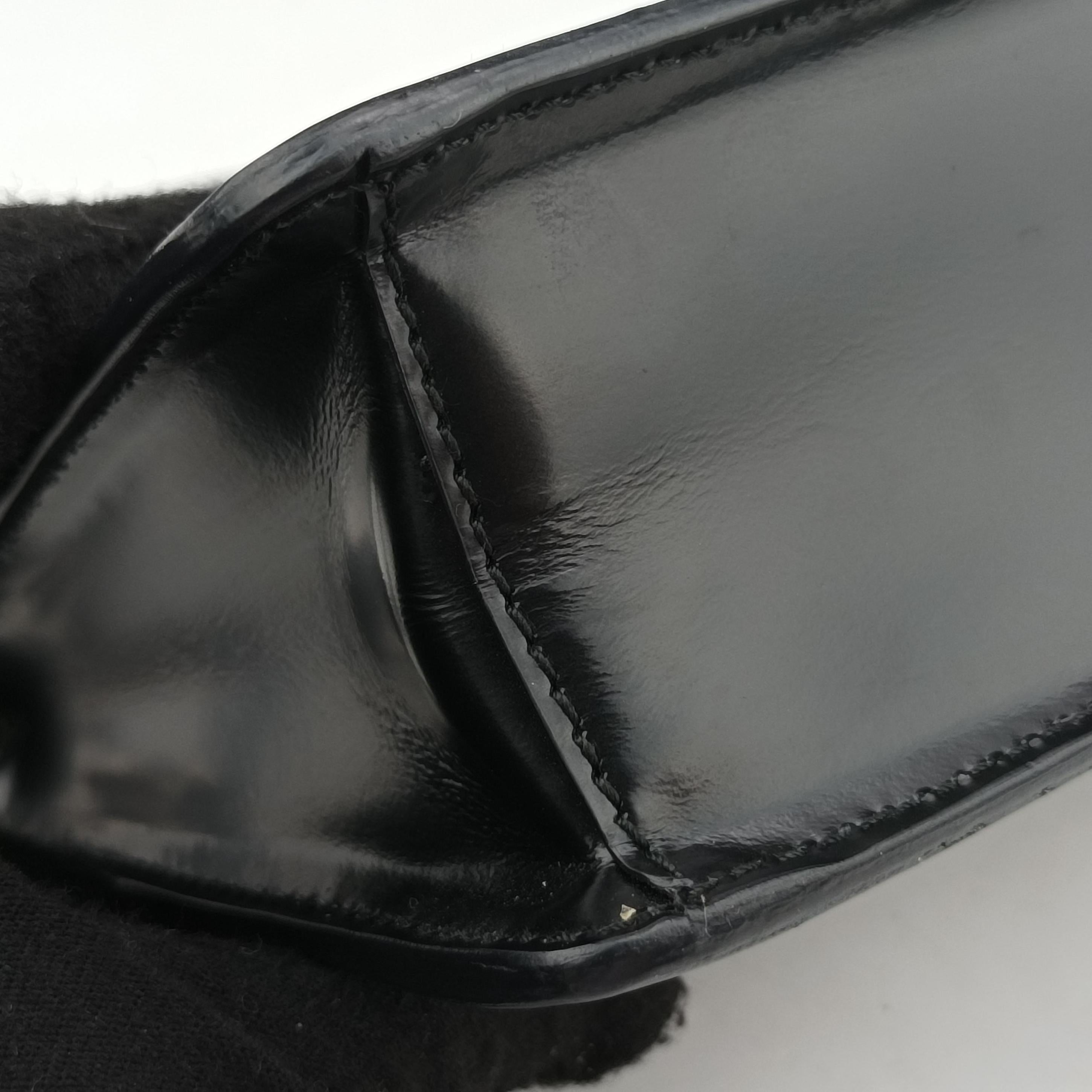 Vintage Prada Triangle Logo Black leather 1BC155 handbag | stylenewstar