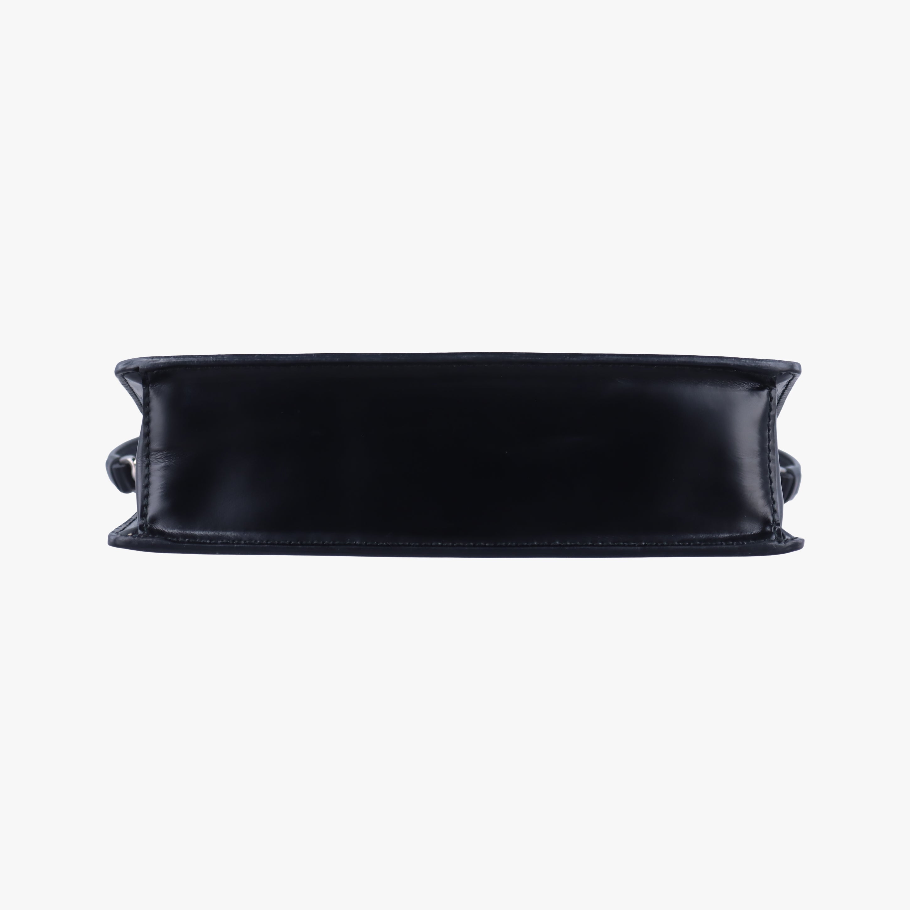 Vintage Prada Triangle Logo Black leather 1BC155 handbag | stylenewstar