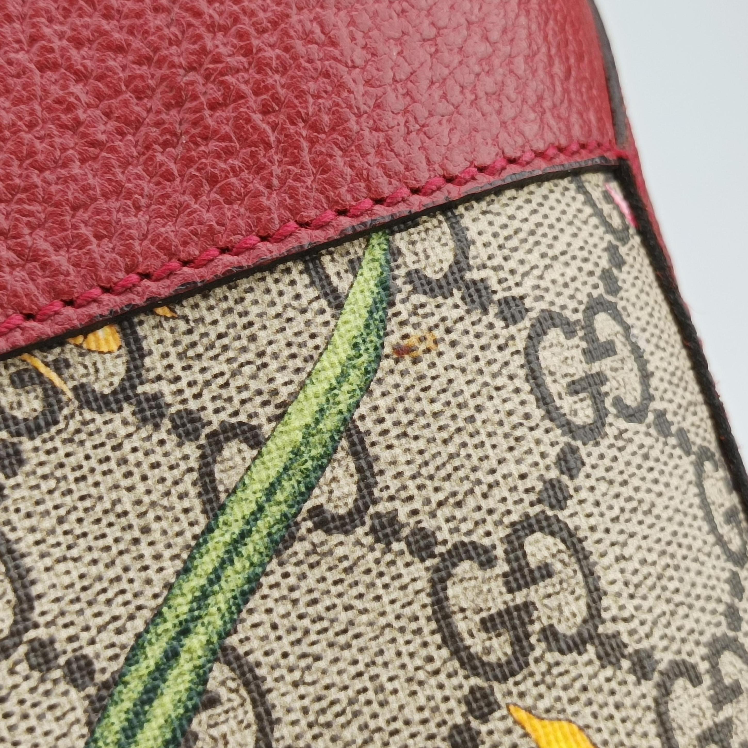 Secondhand Gucci Ophidia Beige×Multicolour PVC coated canvas 547947 shoulderbag | stylenewstar