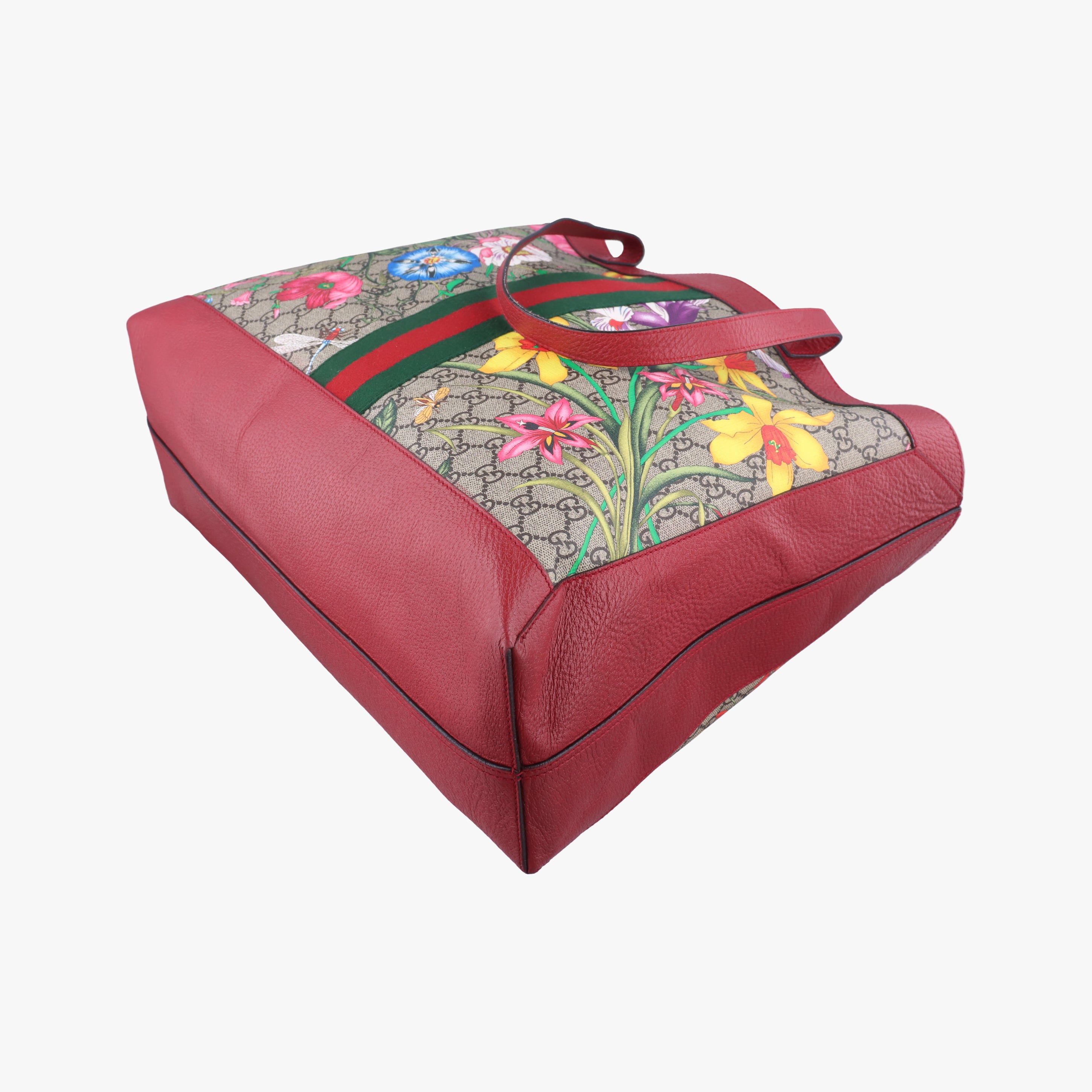 Secondhand Gucci Ophidia Beige×Multicolour PVC coated canvas 547947 shoulderbag | stylenewstar