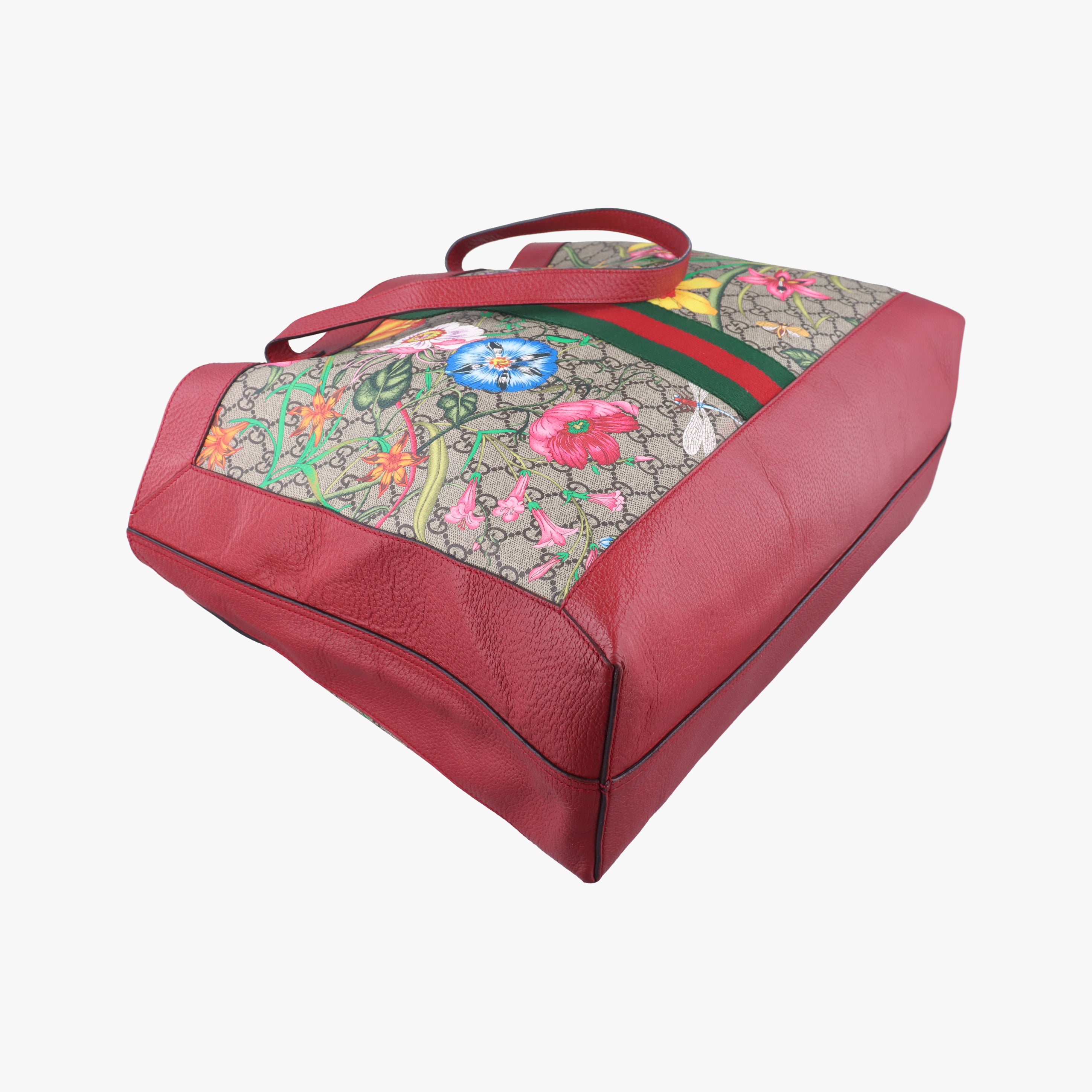Secondhand Gucci Ophidia Beige×Multicolour PVC coated canvas 547947 shoulderbag | stylenewstar