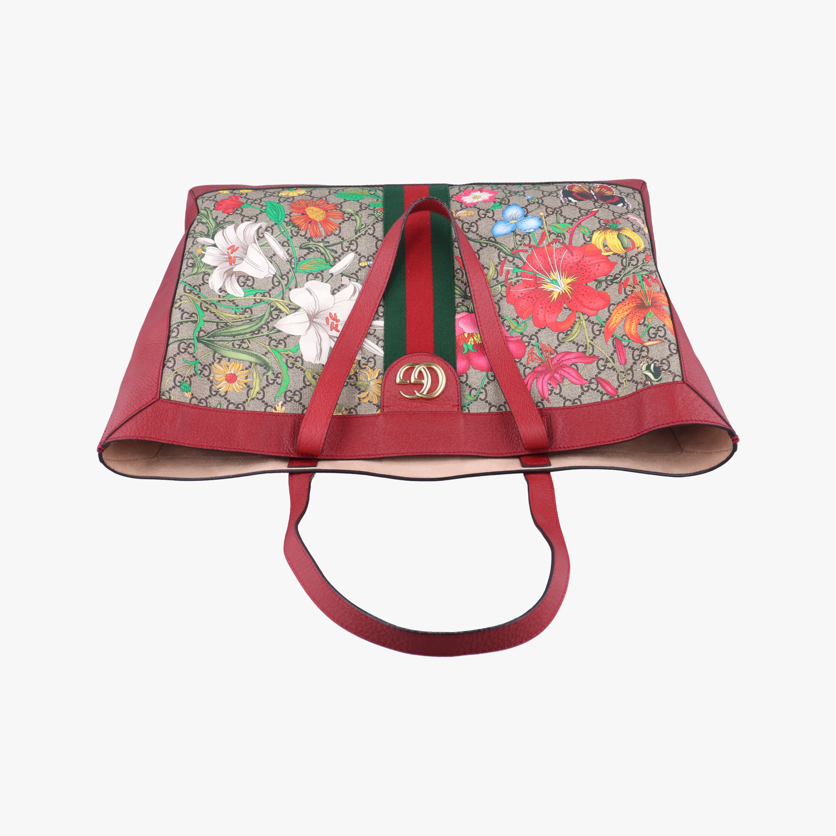 Secondhand Gucci Ophidia Beige×Multicolour PVC coated canvas 547947 shoulderbag | stylenewstar