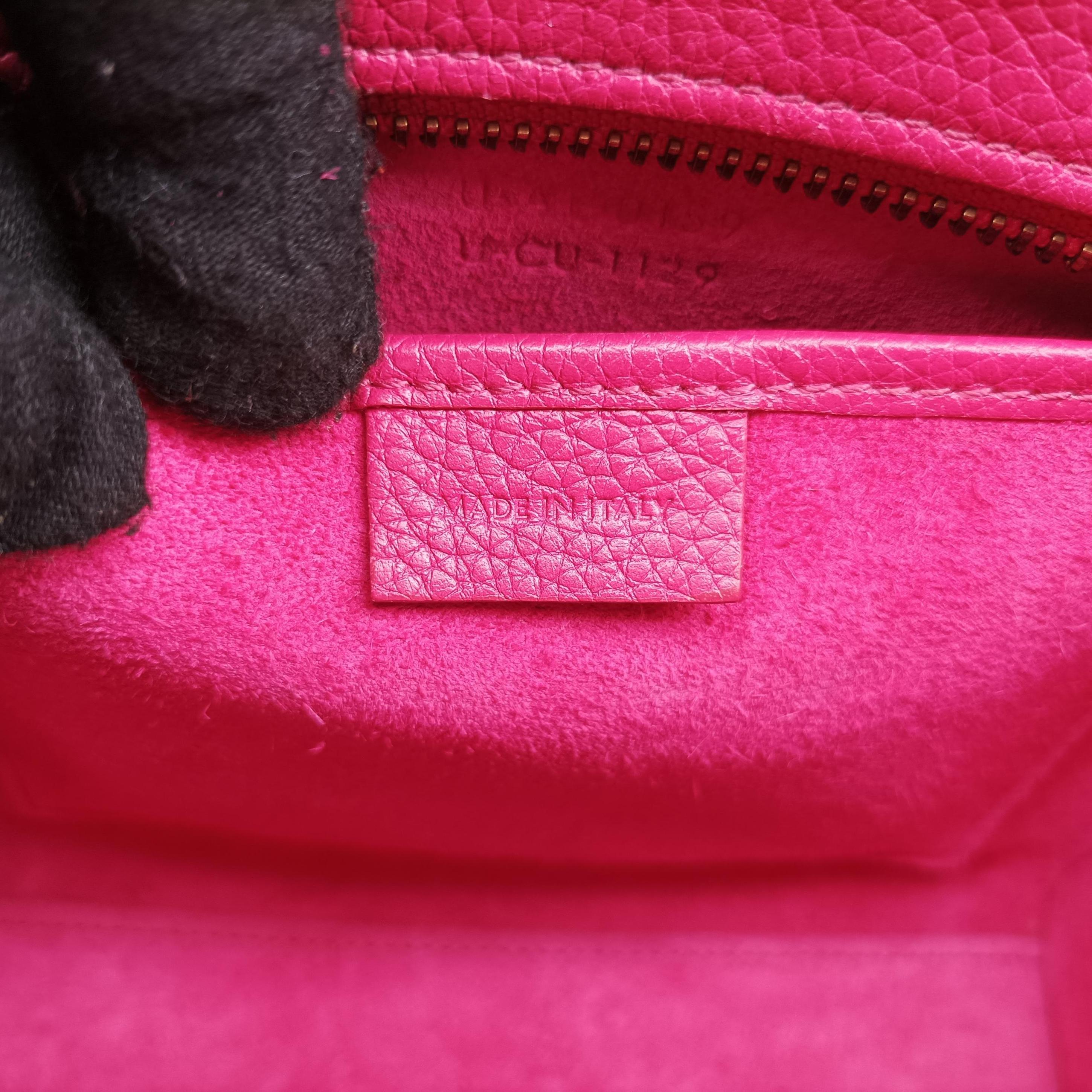 Secondhand Celine luggage nano shopper Rose Leather  shoulderbag | stylenewstar