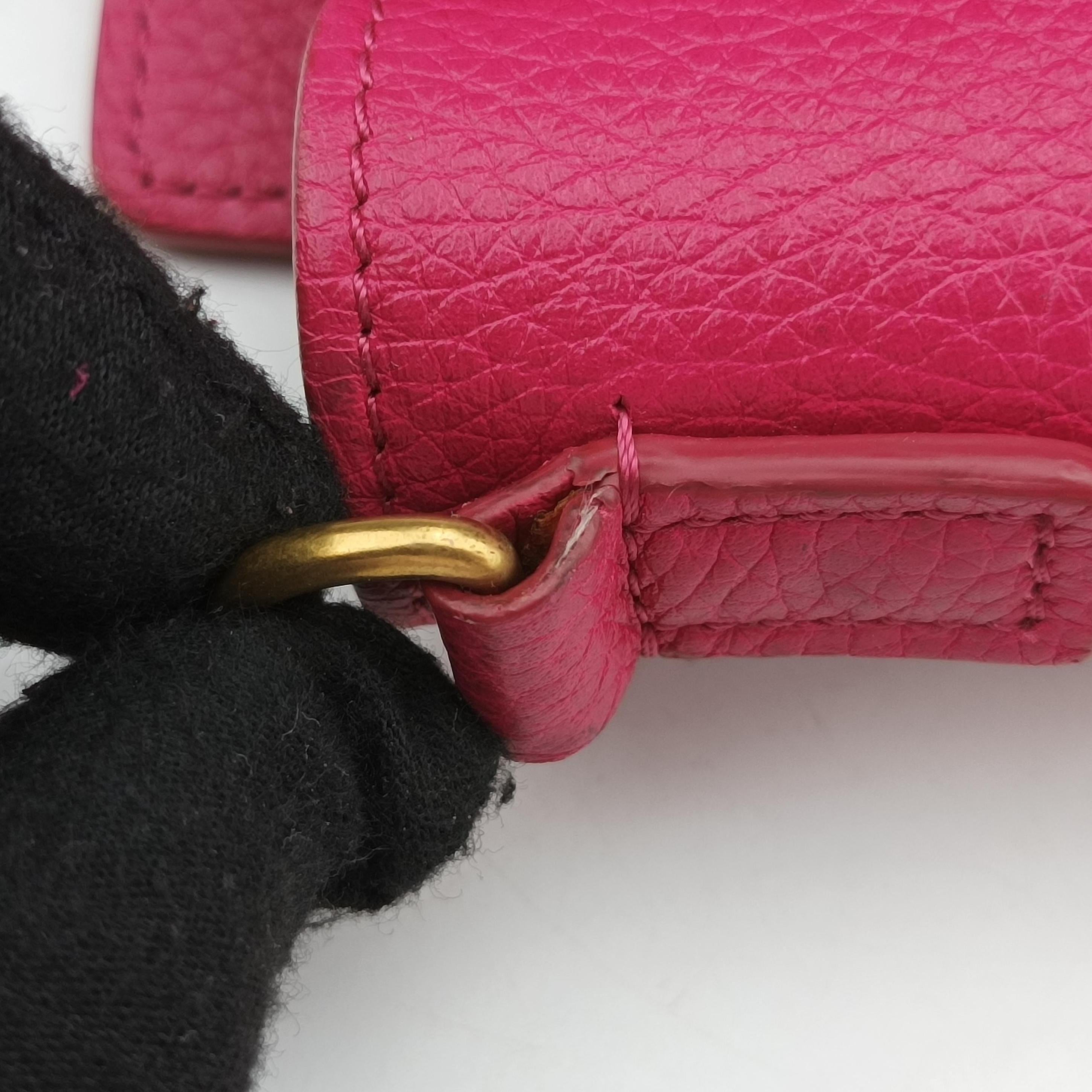 Secondhand Celine luggage nano shopper Rose Leather  shoulderbag | stylenewstar