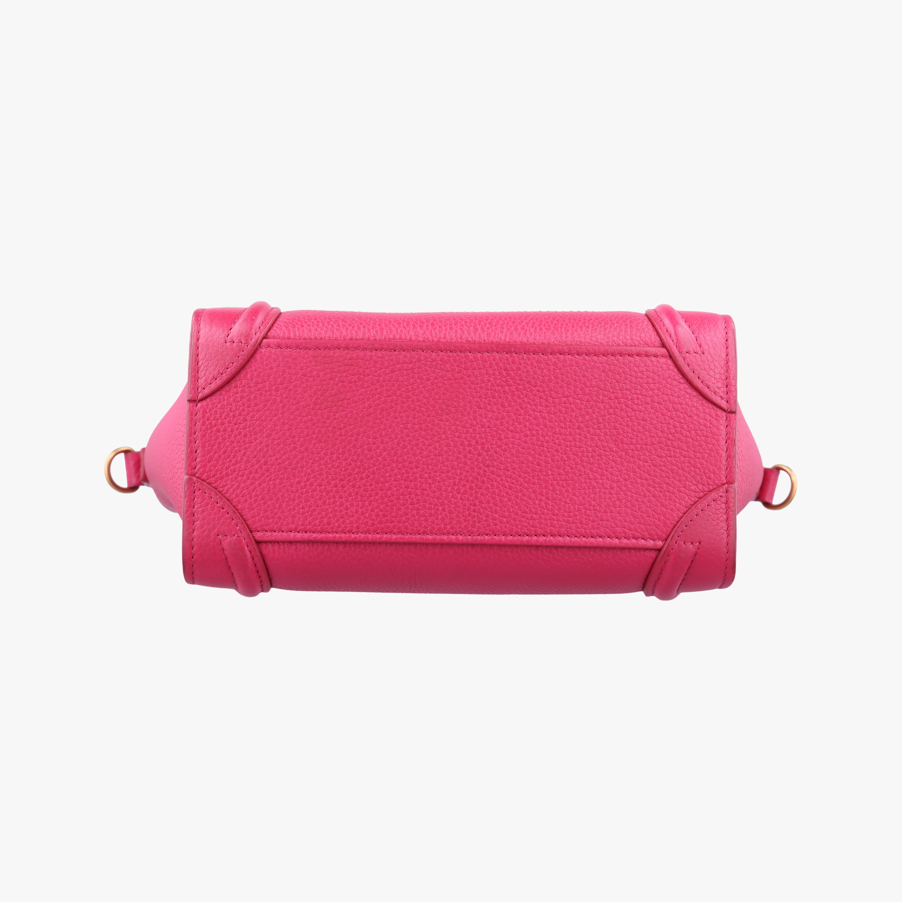 Secondhand Celine luggage nano shopper Rose Leather  shoulderbag | stylenewstar