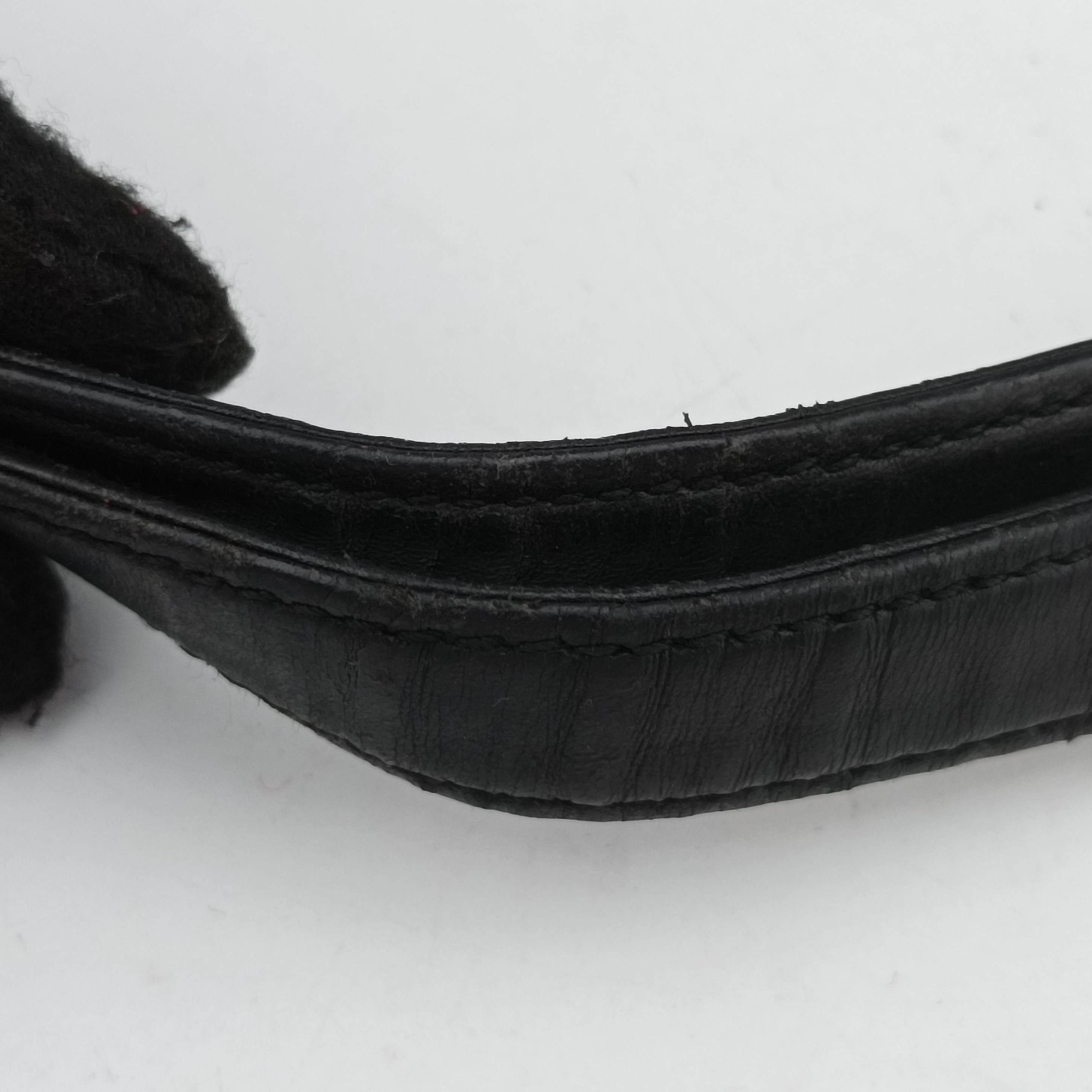 Vintage Prada Nappa Catena Black Leather  shoulderbag | stylenewstar