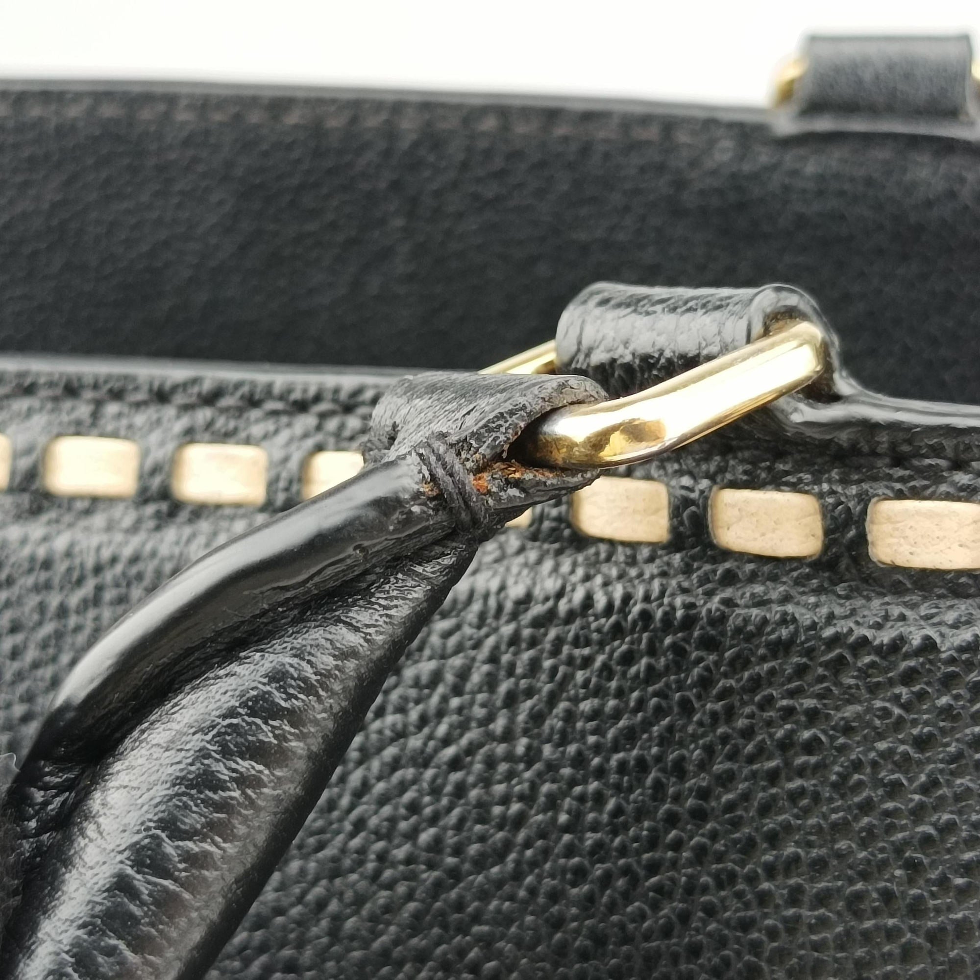 Pre-owned Louis Vuitton Vosges Empreinte MM Noir Monogram Empreinte M41491 shoulderbag | stylenewstar