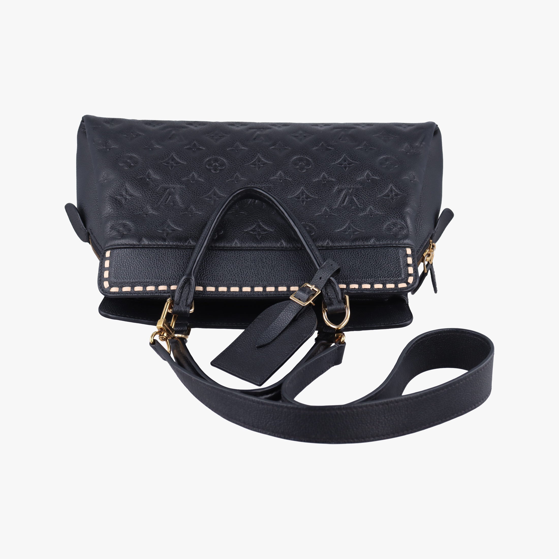 Pre-owned Louis Vuitton Vosges Empreinte MM Noir Monogram Empreinte M41491 shoulderbag | stylenewstar