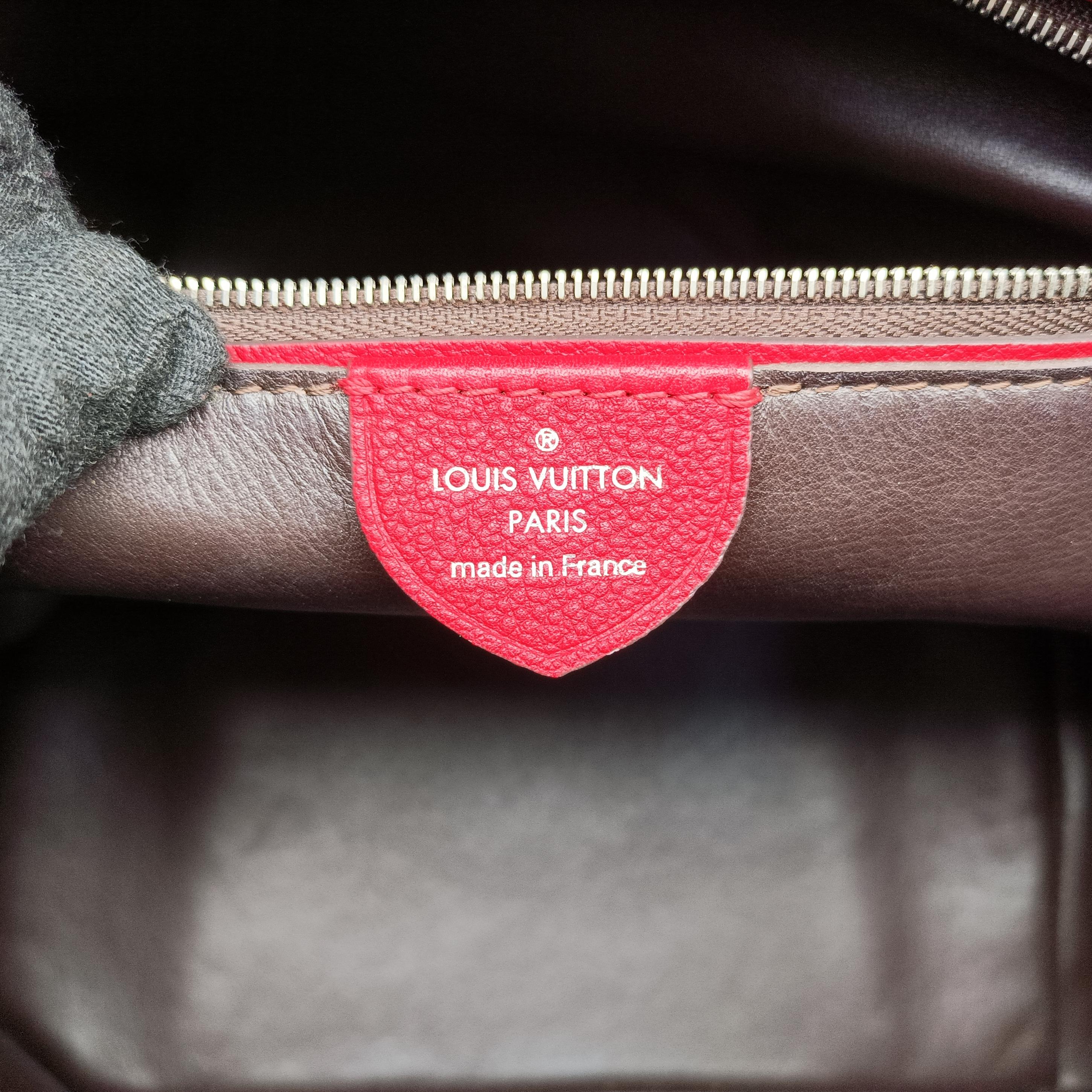 Pre-owned Louis Vuitton Tournon Rubis Taurillon Hobo Ruby Leather M50327 handbag | stylenewstar