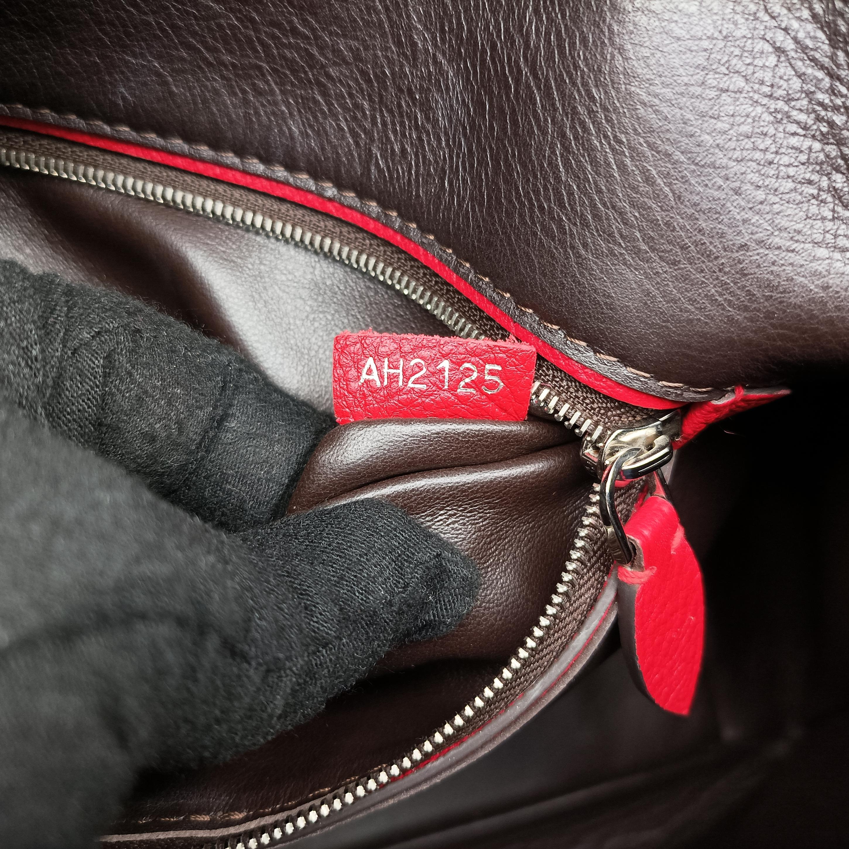 Pre-owned Louis Vuitton Tournon Rubis Taurillon Hobo Ruby Leather M50327 handbag | stylenewstar