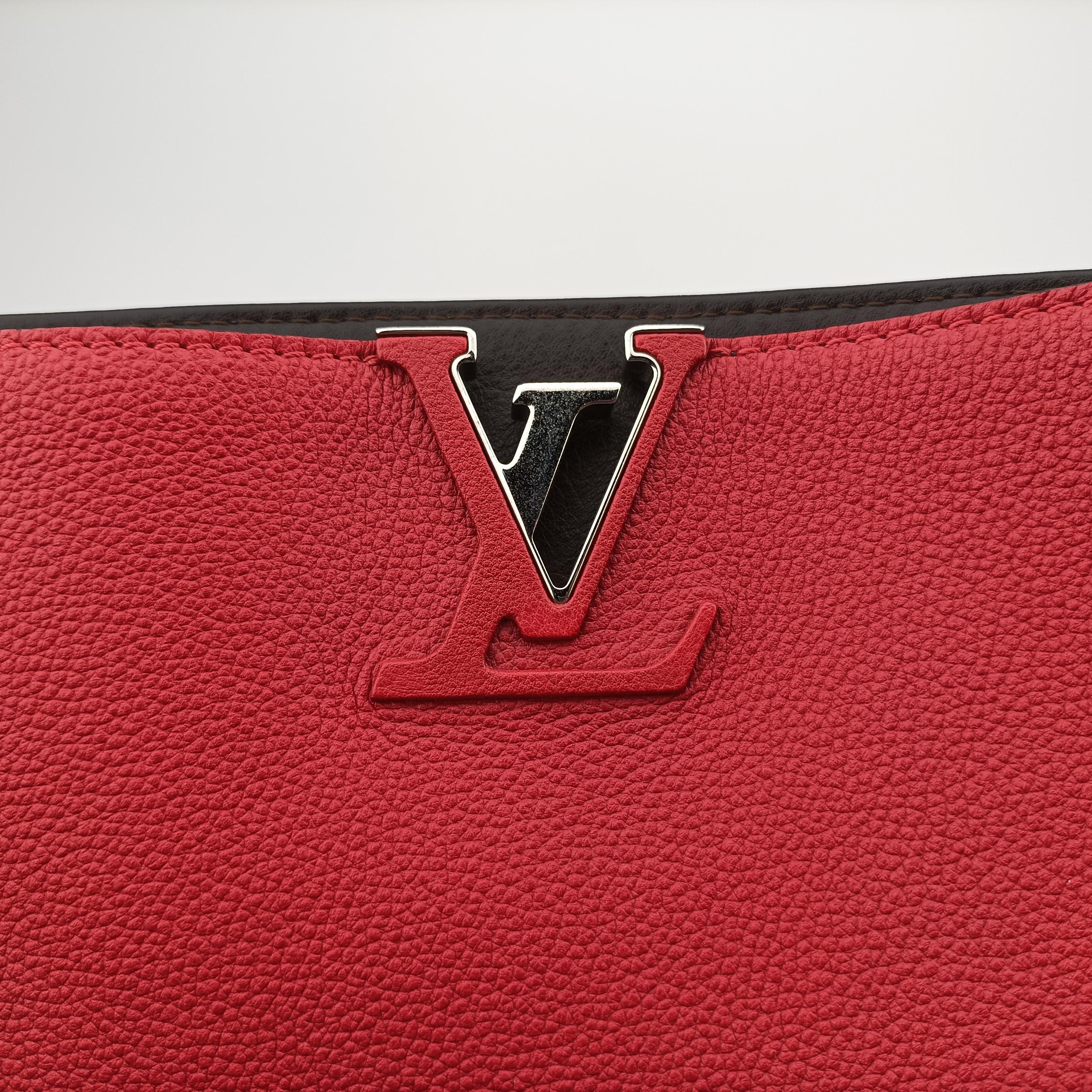 Pre-owned Louis Vuitton Tournon Rubis Taurillon Hobo Ruby Leather M50327 handbag | stylenewstar