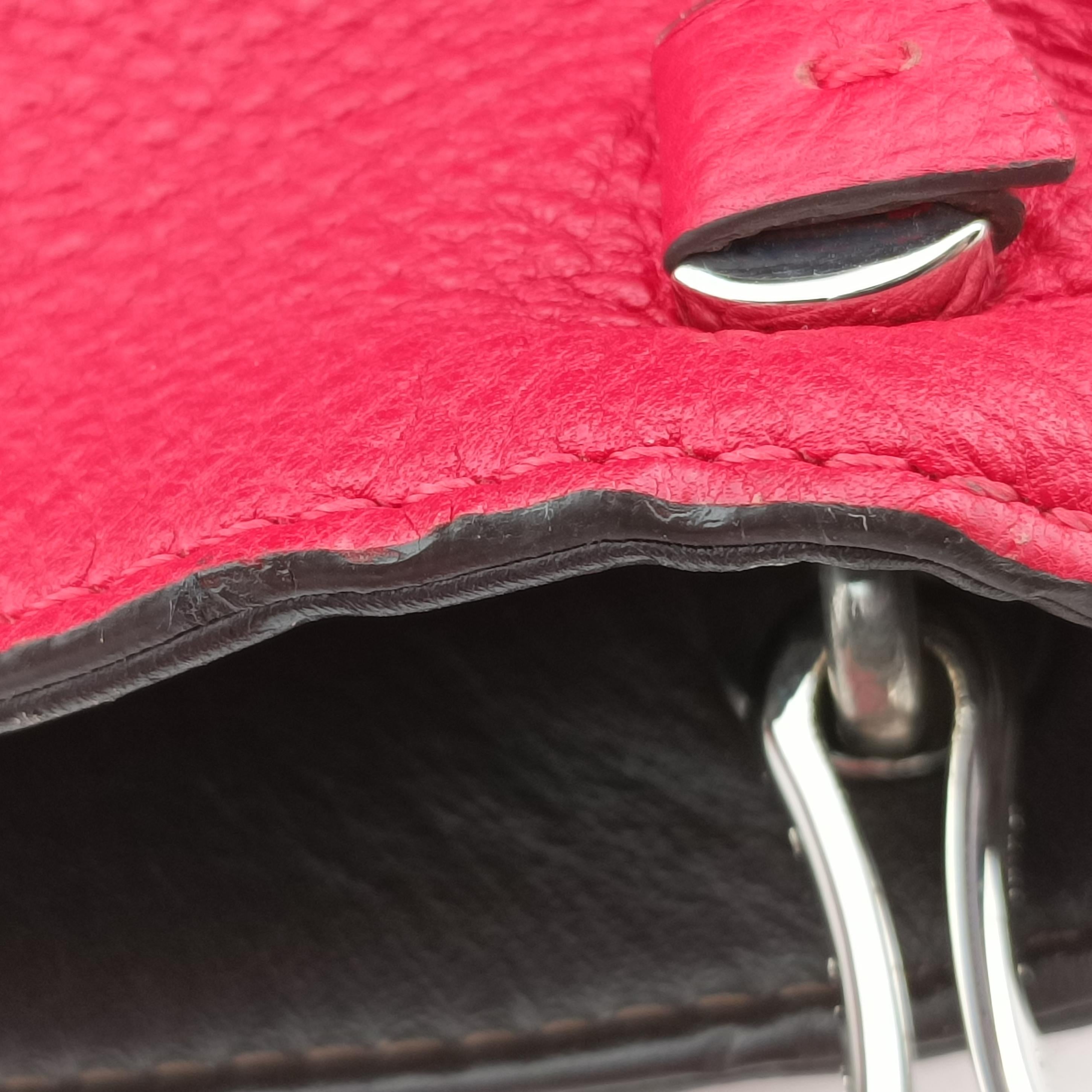 Pre-owned Louis Vuitton Tournon Rubis Taurillon Hobo Ruby Leather M50327 handbag | stylenewstar