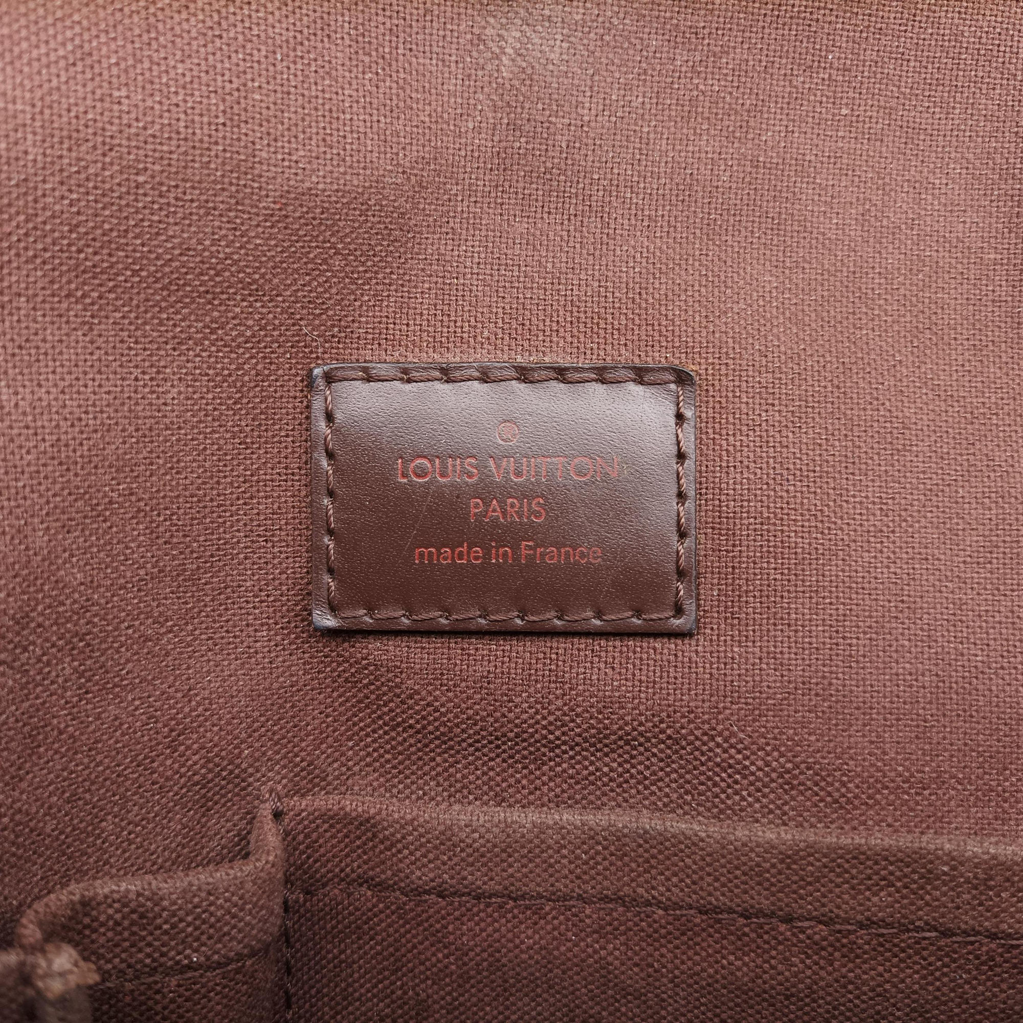 Vintage Louis Vuitton BROOKLYN PM EBENE Damier Canvas N51210 shoulderbag | stylenewstar