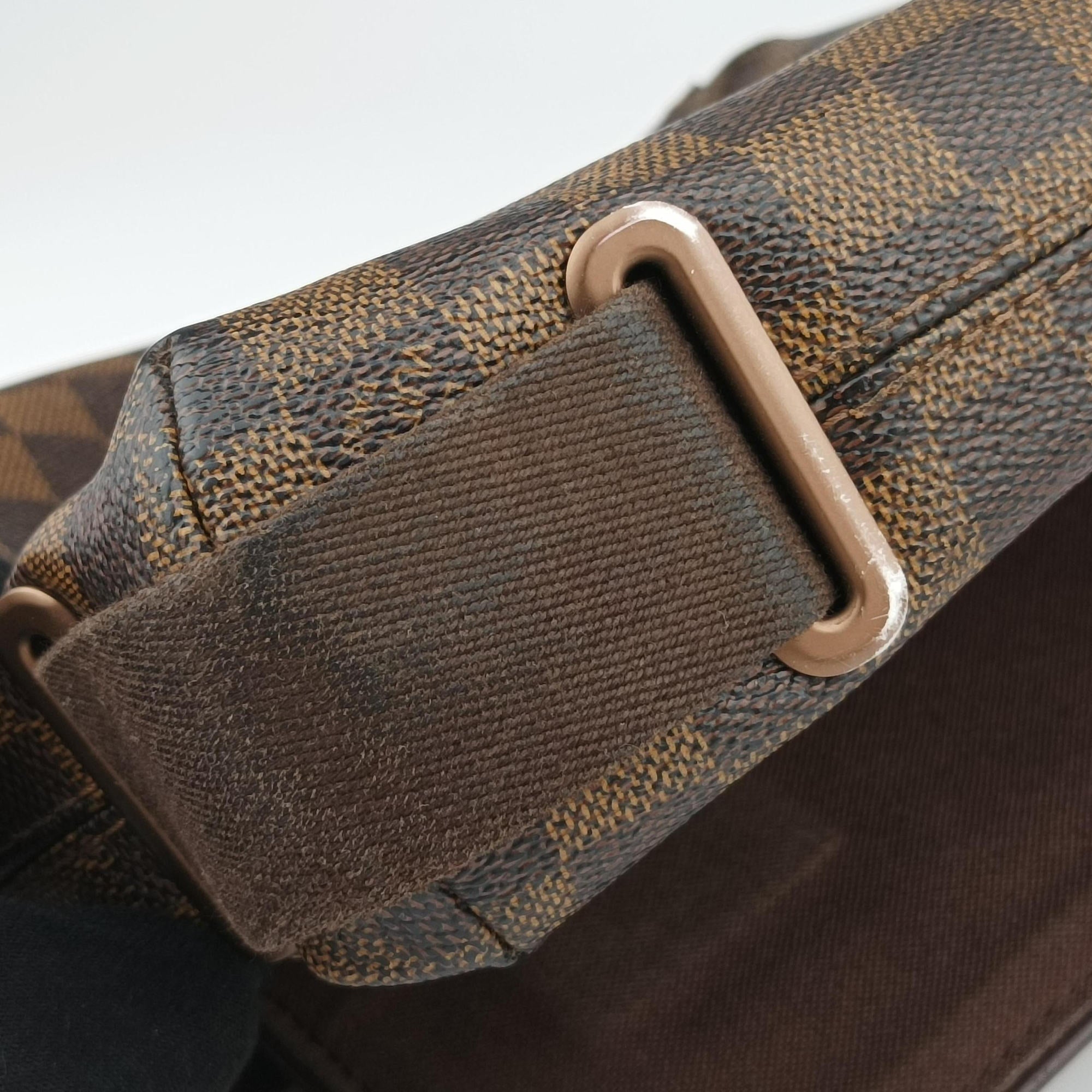 Vintage Louis Vuitton BROOKLYN PM EBENE Damier Canvas N51210 shoulderbag | stylenewstar