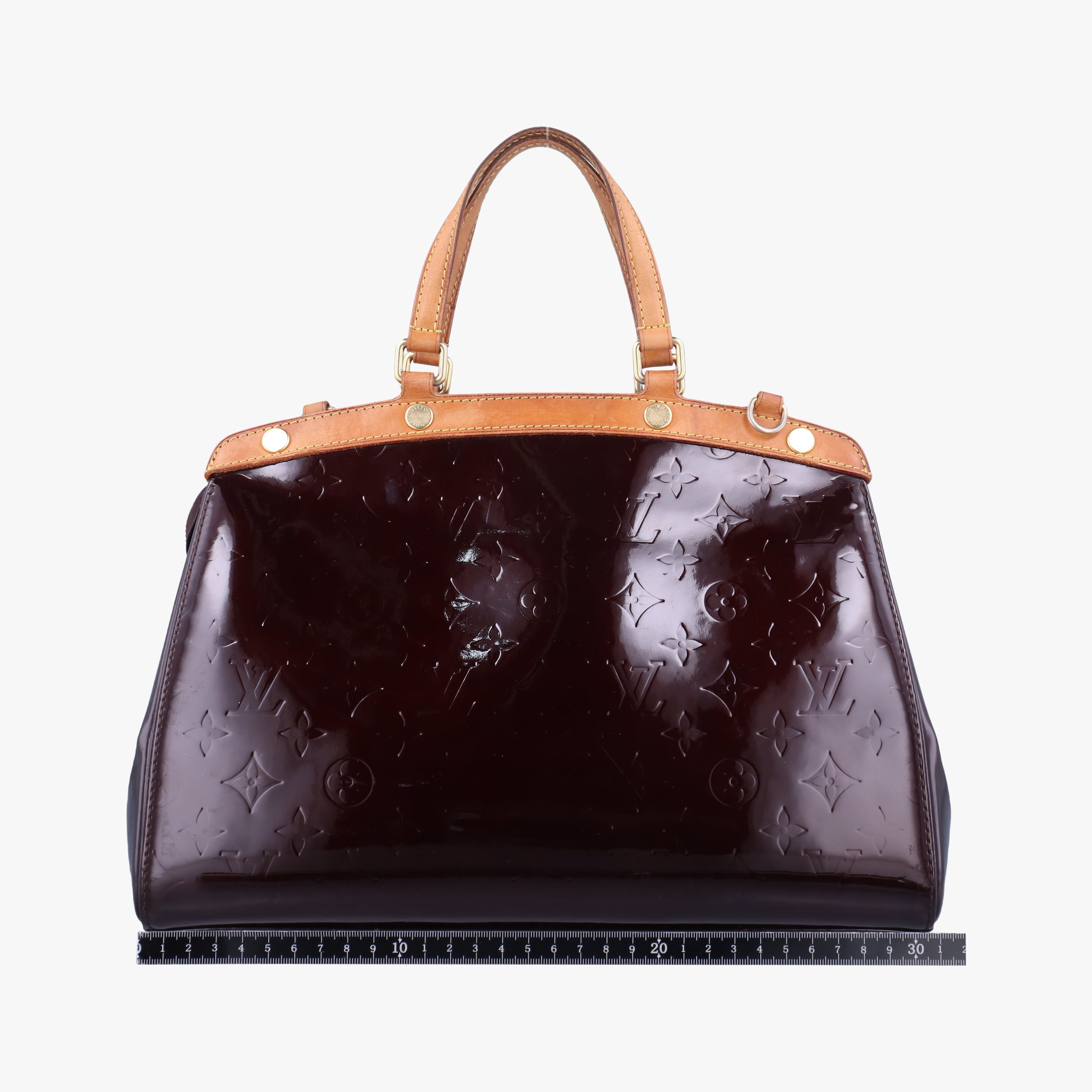 Pre-owned Louis Vuitton Brea MM Amarante Vernis M91619 shoulderbag | stylenewstar