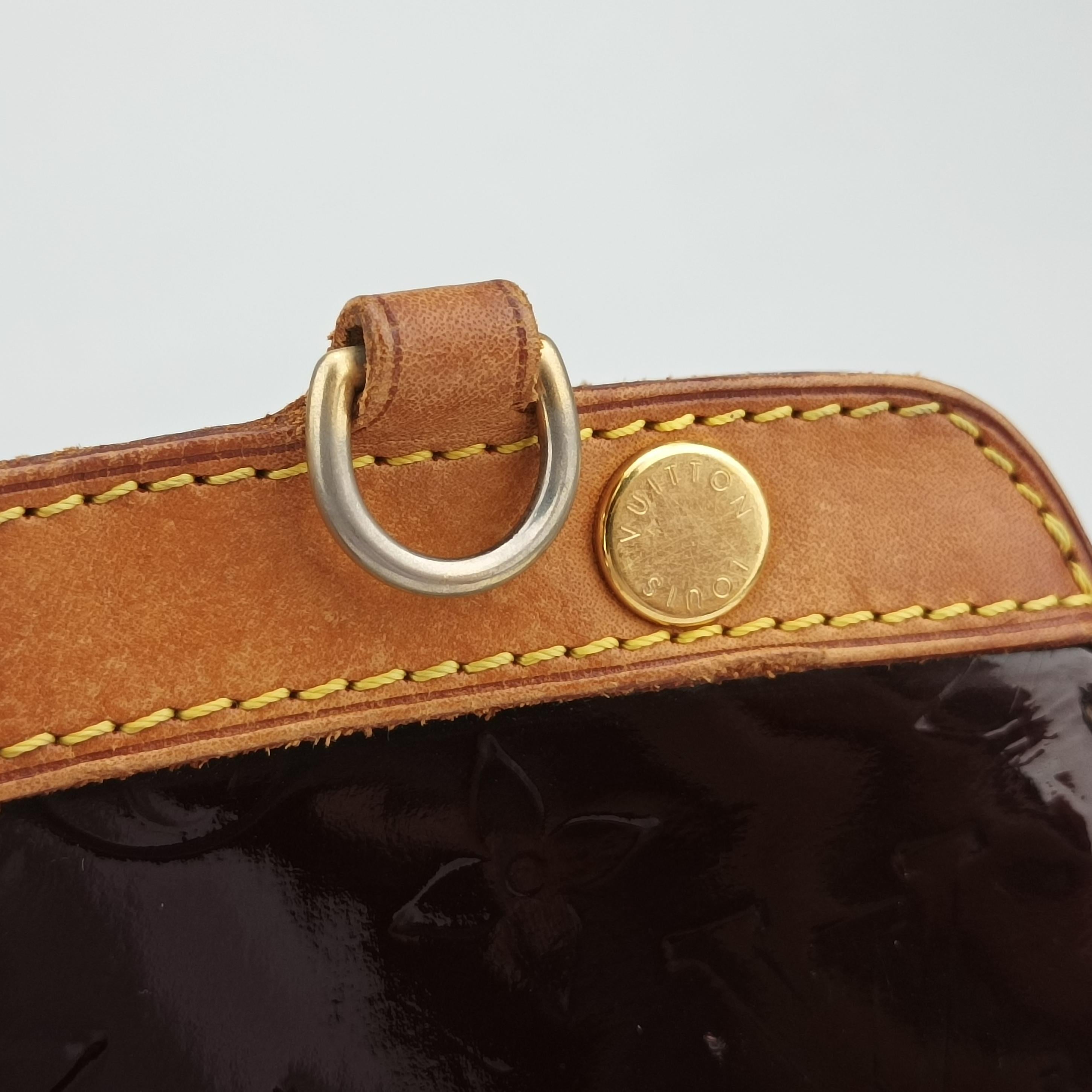 Pre-owned Louis Vuitton Brea MM Amarante Vernis M91619 shoulderbag | stylenewstar