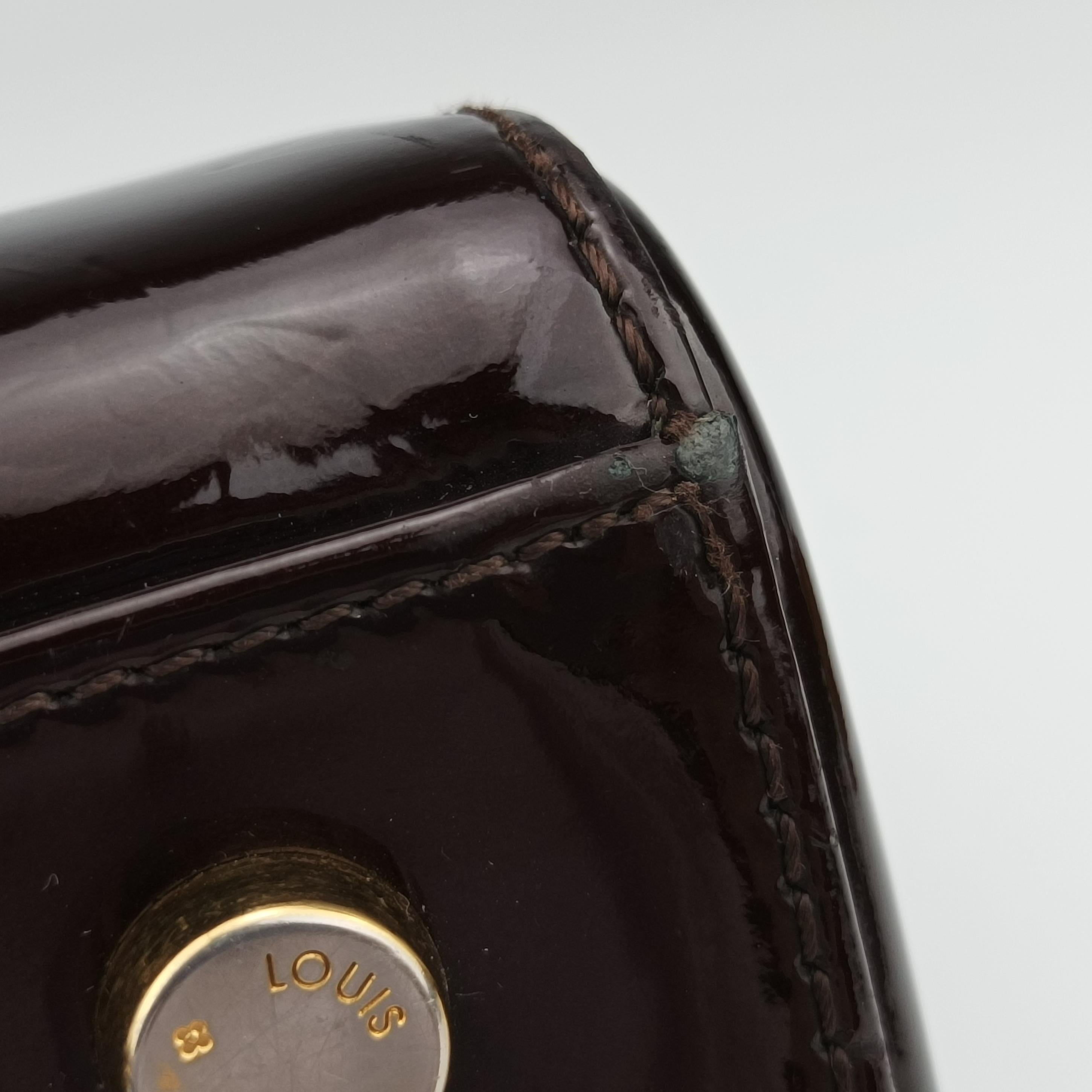 Pre-owned Louis Vuitton Brea MM Amarante Vernis M91619 shoulderbag | stylenewstar
