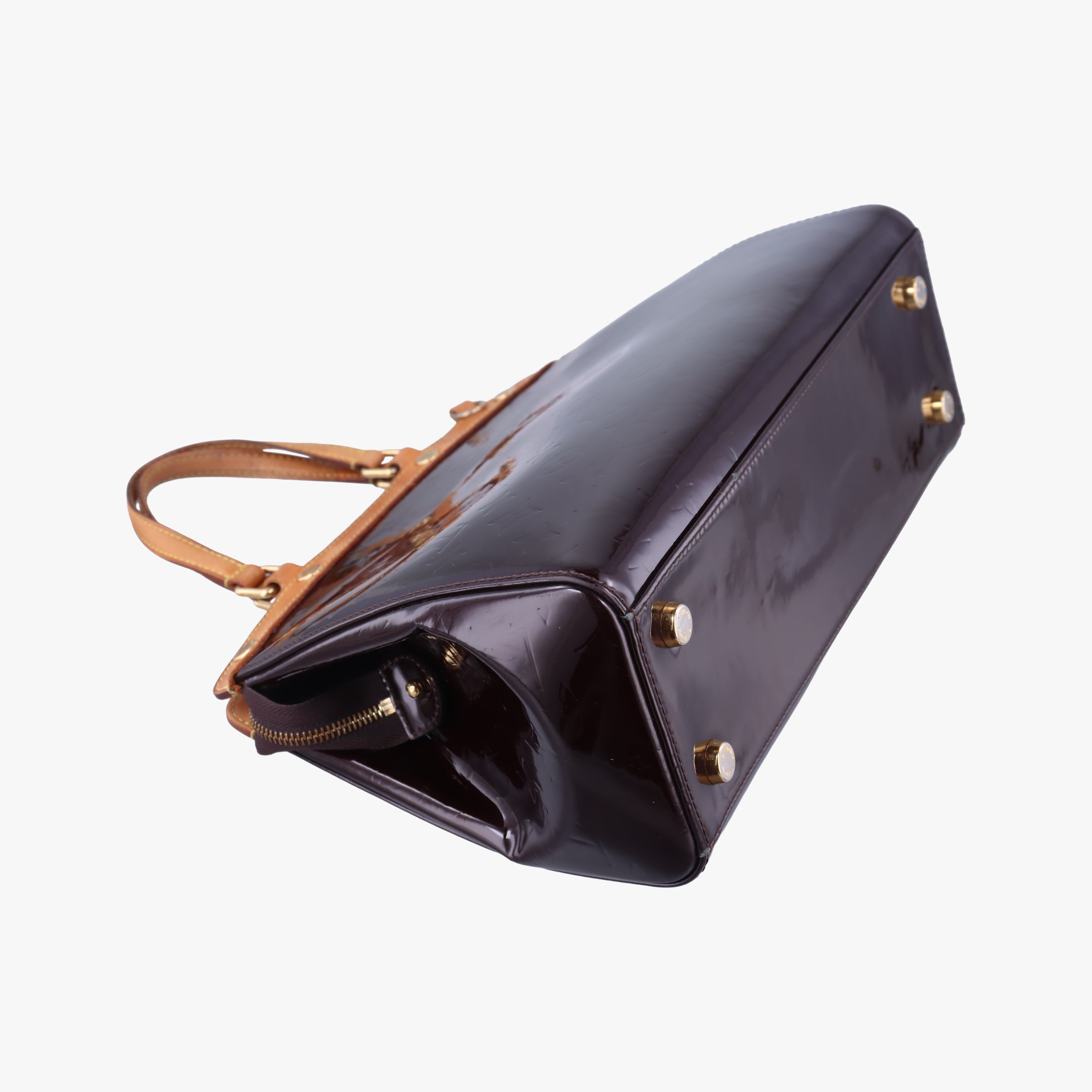 Pre-owned Louis Vuitton Brea MM Amarante Vernis M91619 shoulderbag | stylenewstar
