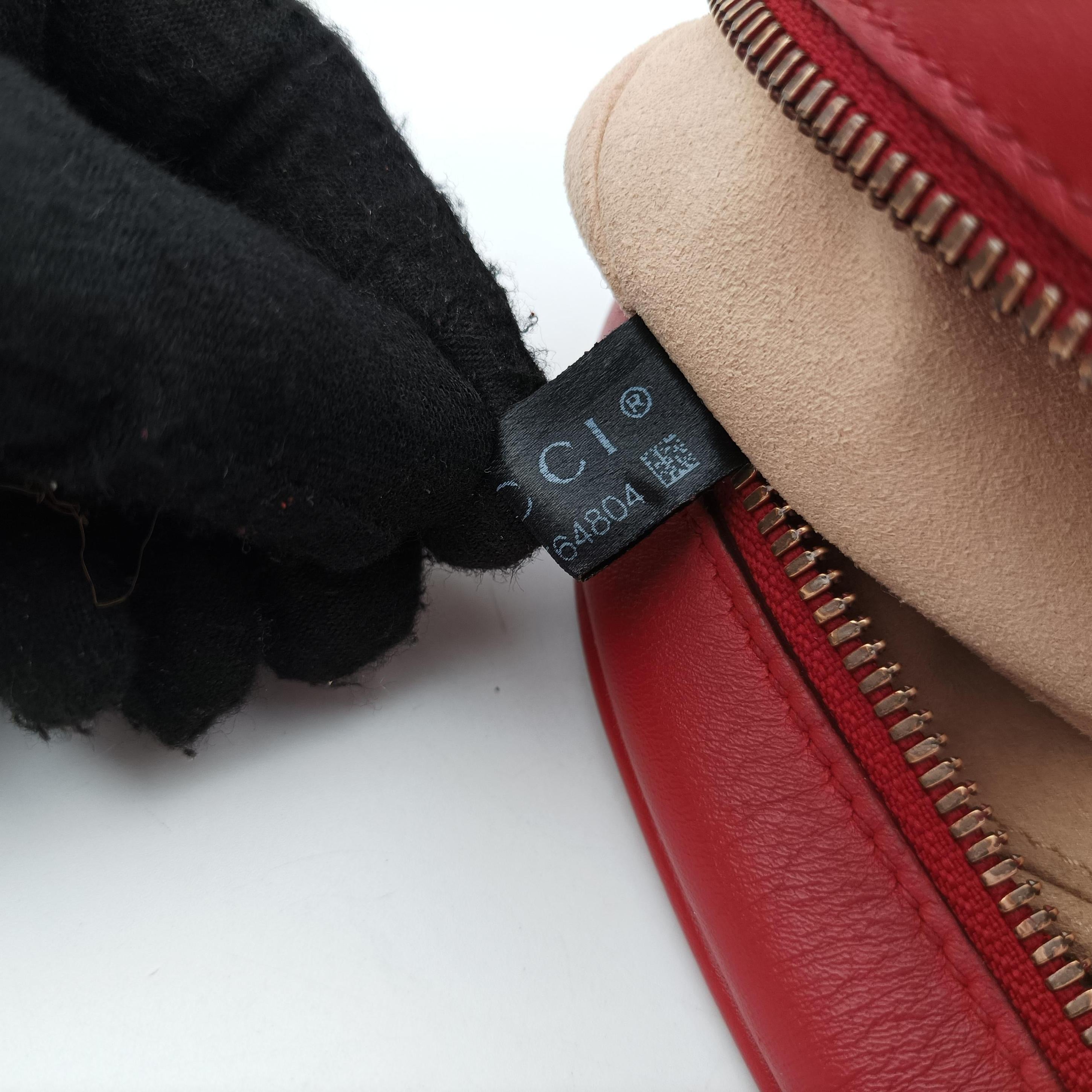 Vintage Gucci GG Marmont Red Leather 491294 bum bag/waist bag | stylenewstar