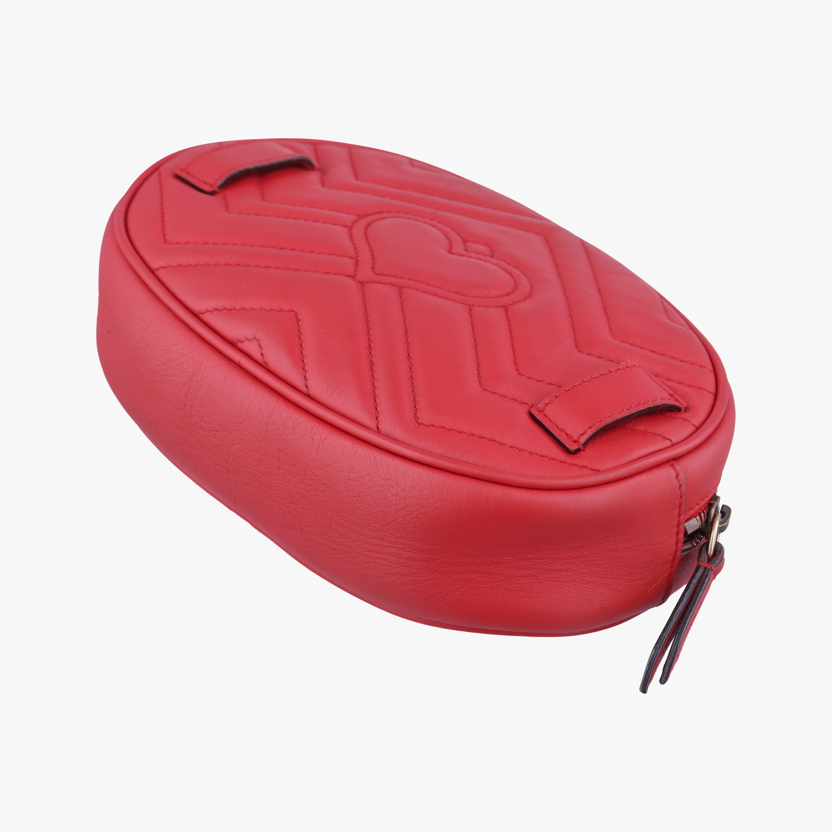 Vintage Gucci GG Marmont Red Leather 491294 bum bag/waist bag | stylenewstar