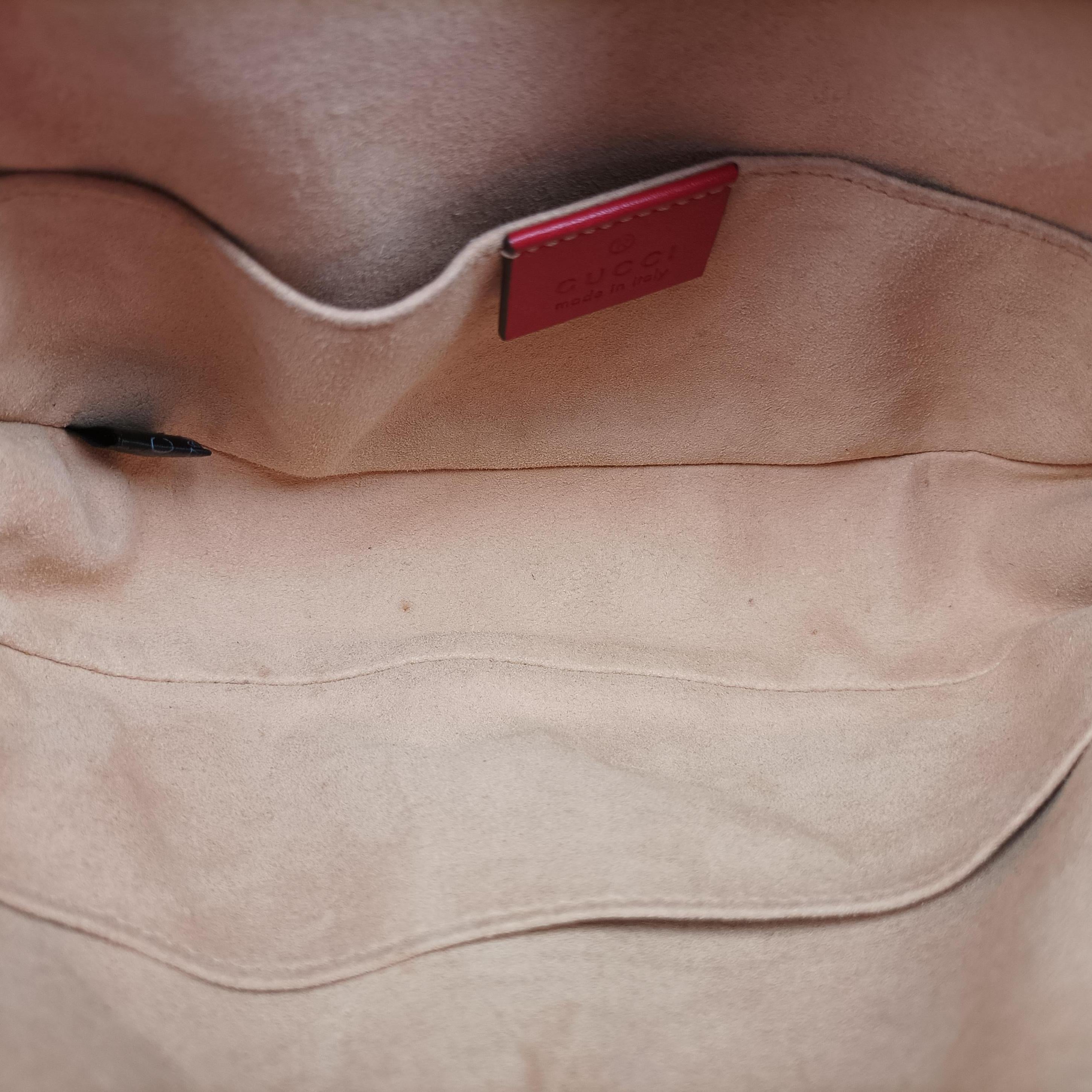 Vintage Gucci GG Marmont Red Leather 491294 bum bag/waist bag | stylenewstar