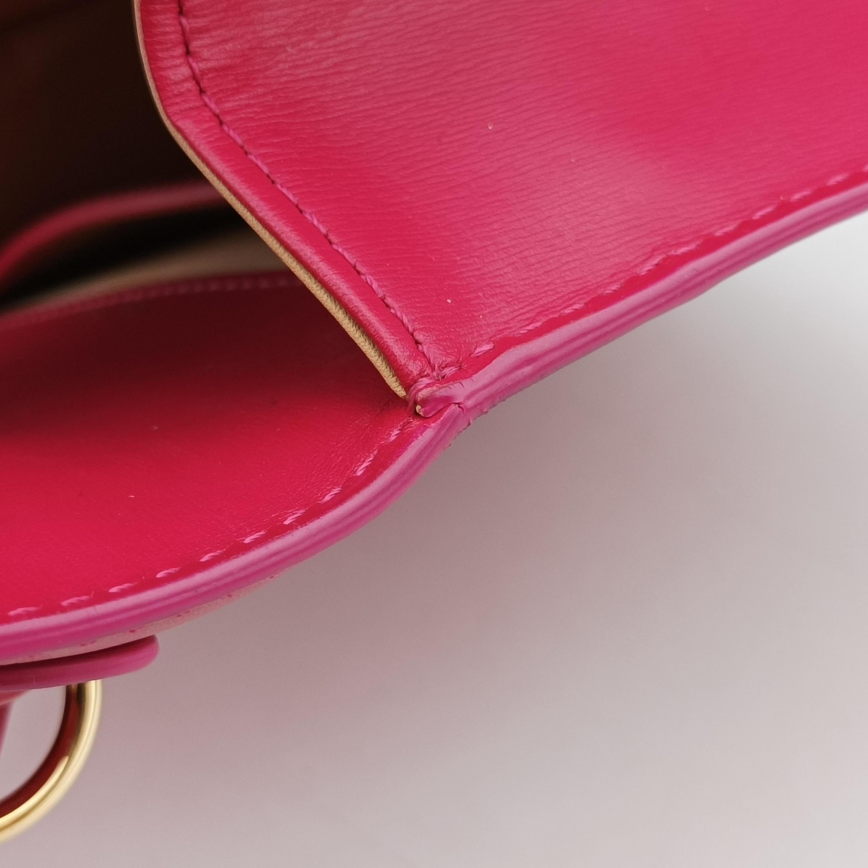 Vintage Delvaux Brillant Mini Red leather  handbag | stylenewstar