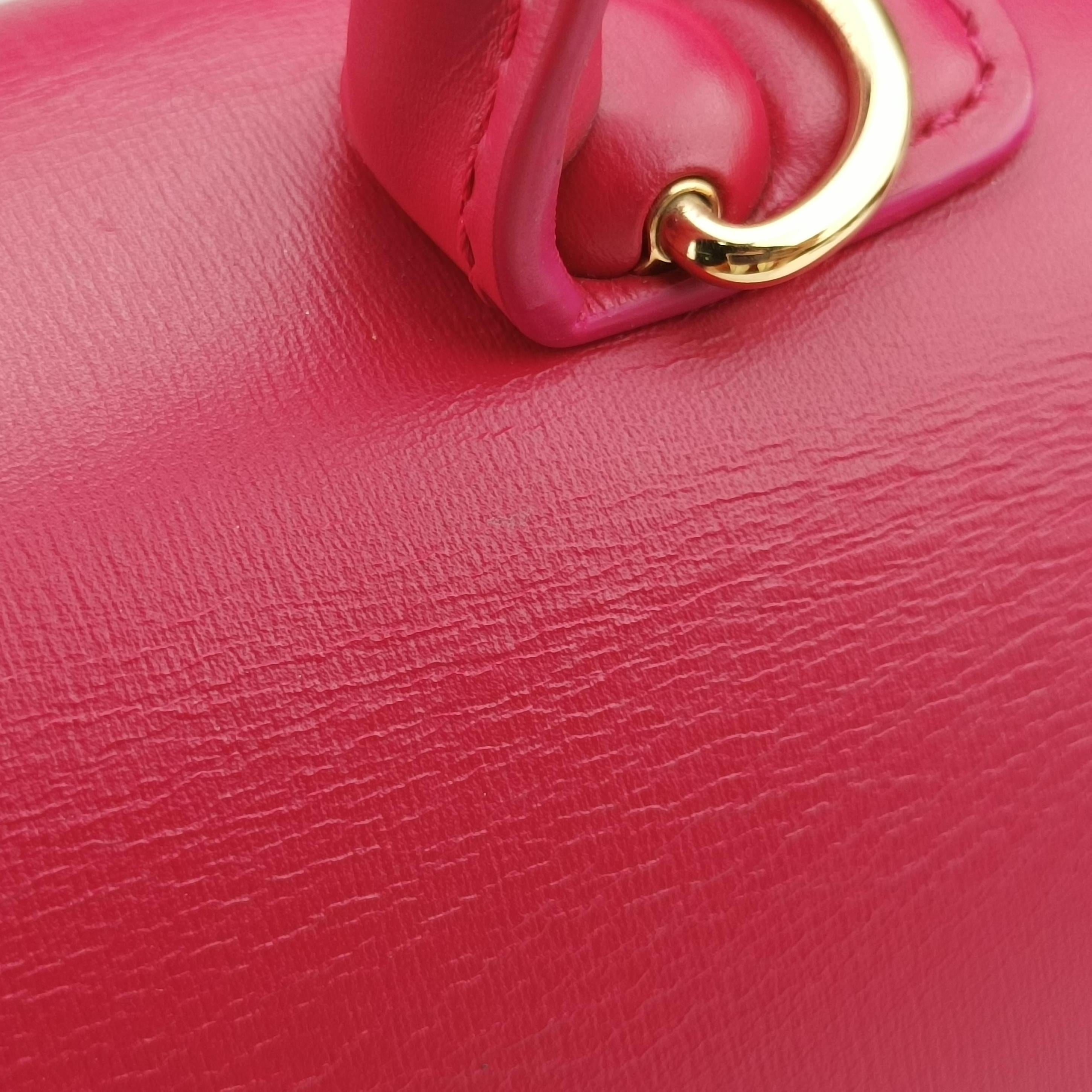 Vintage Delvaux Brillant Mini Red leather  handbag | stylenewstar