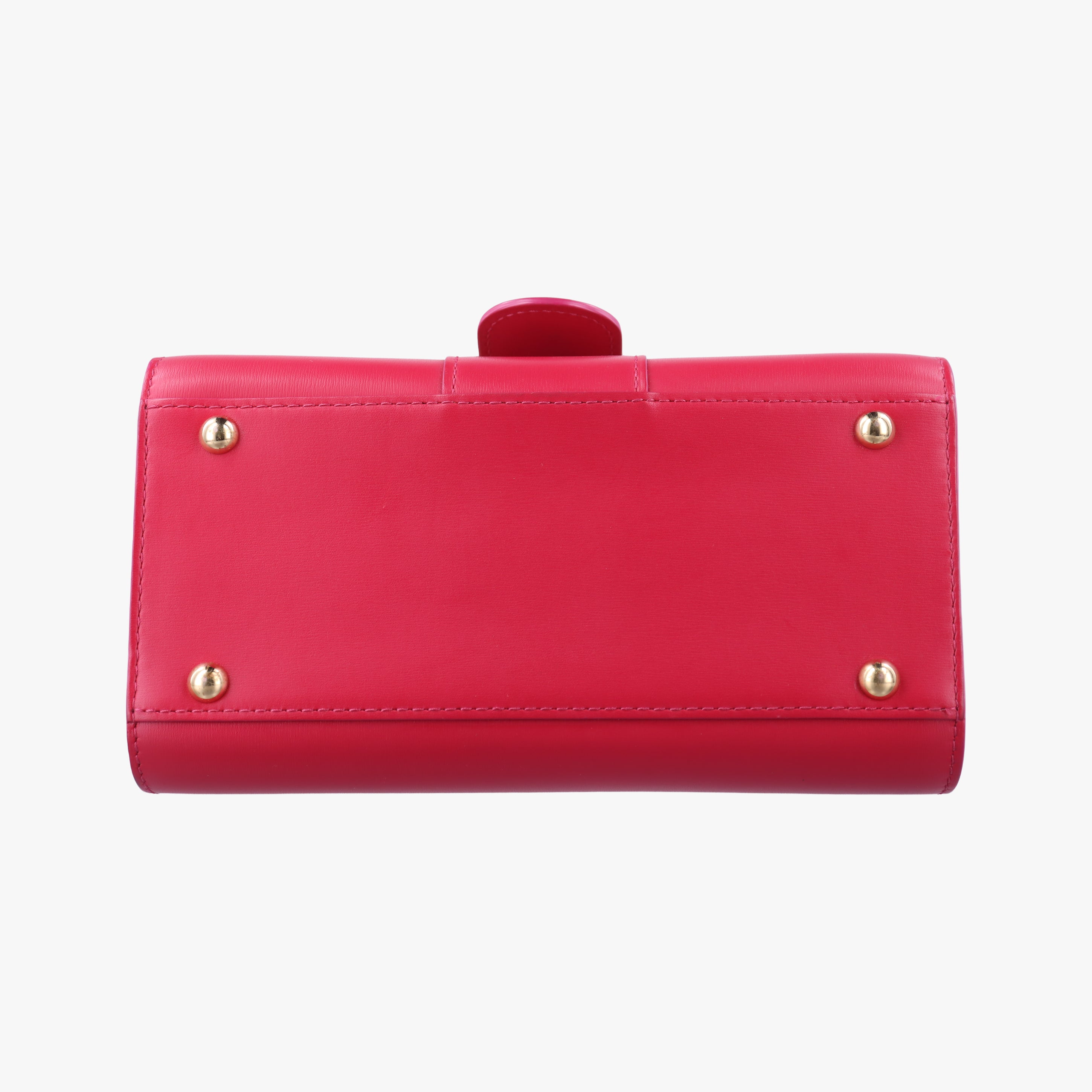 Vintage Delvaux Brillant Mini Red leather  handbag | stylenewstar