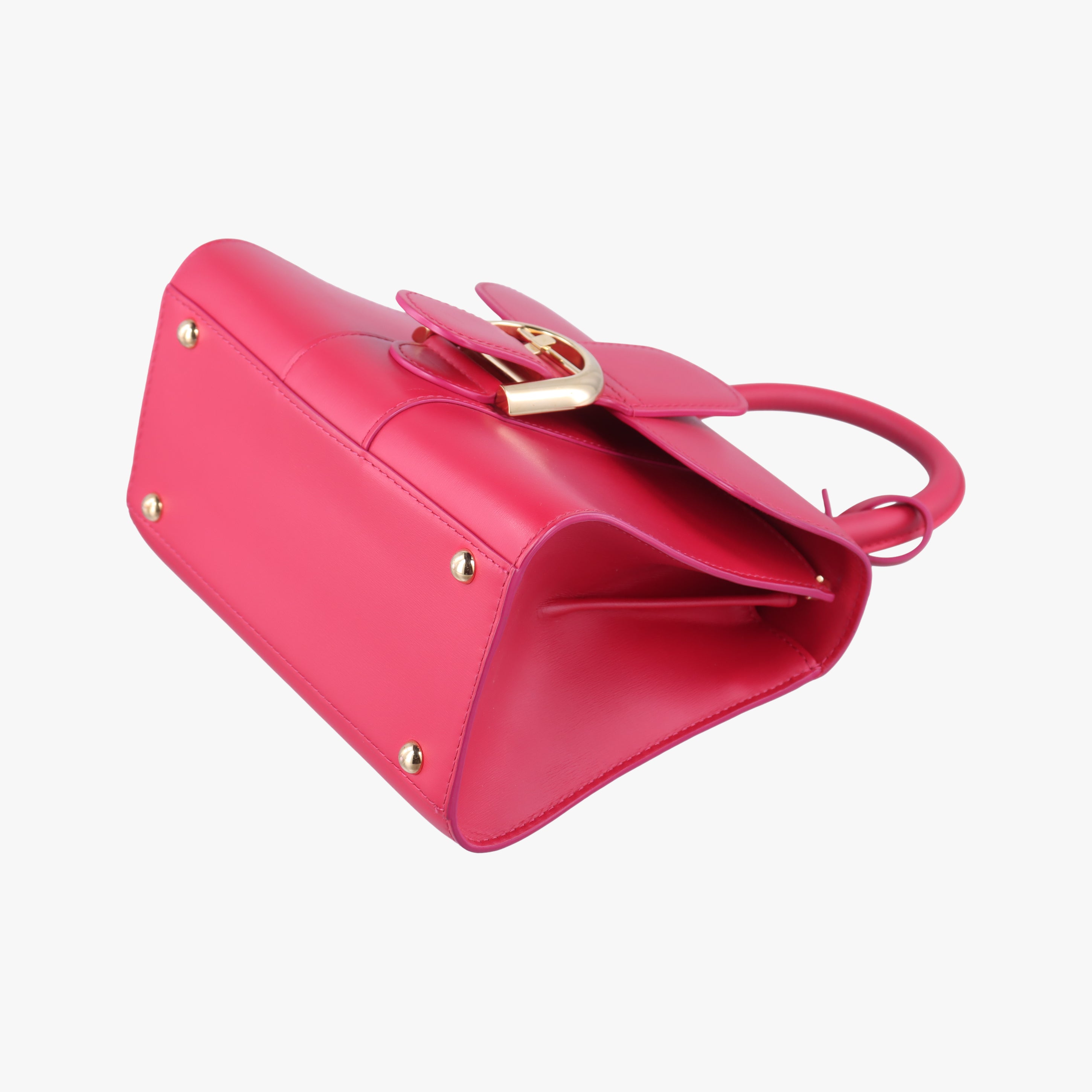 Vintage Delvaux Brillant Mini Red leather  handbag | stylenewstar
