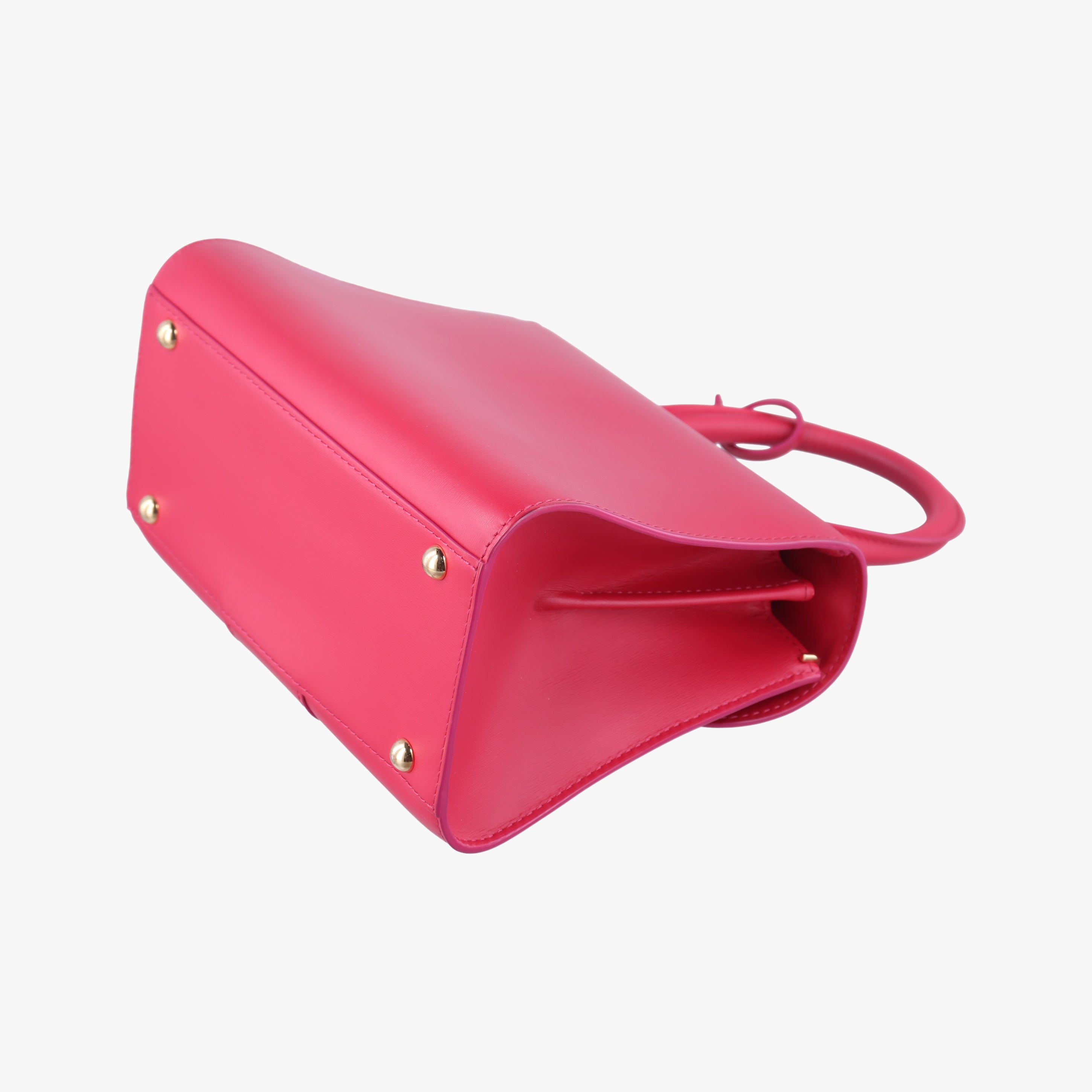 Vintage Delvaux Brillant Mini Red leather  handbag | stylenewstar