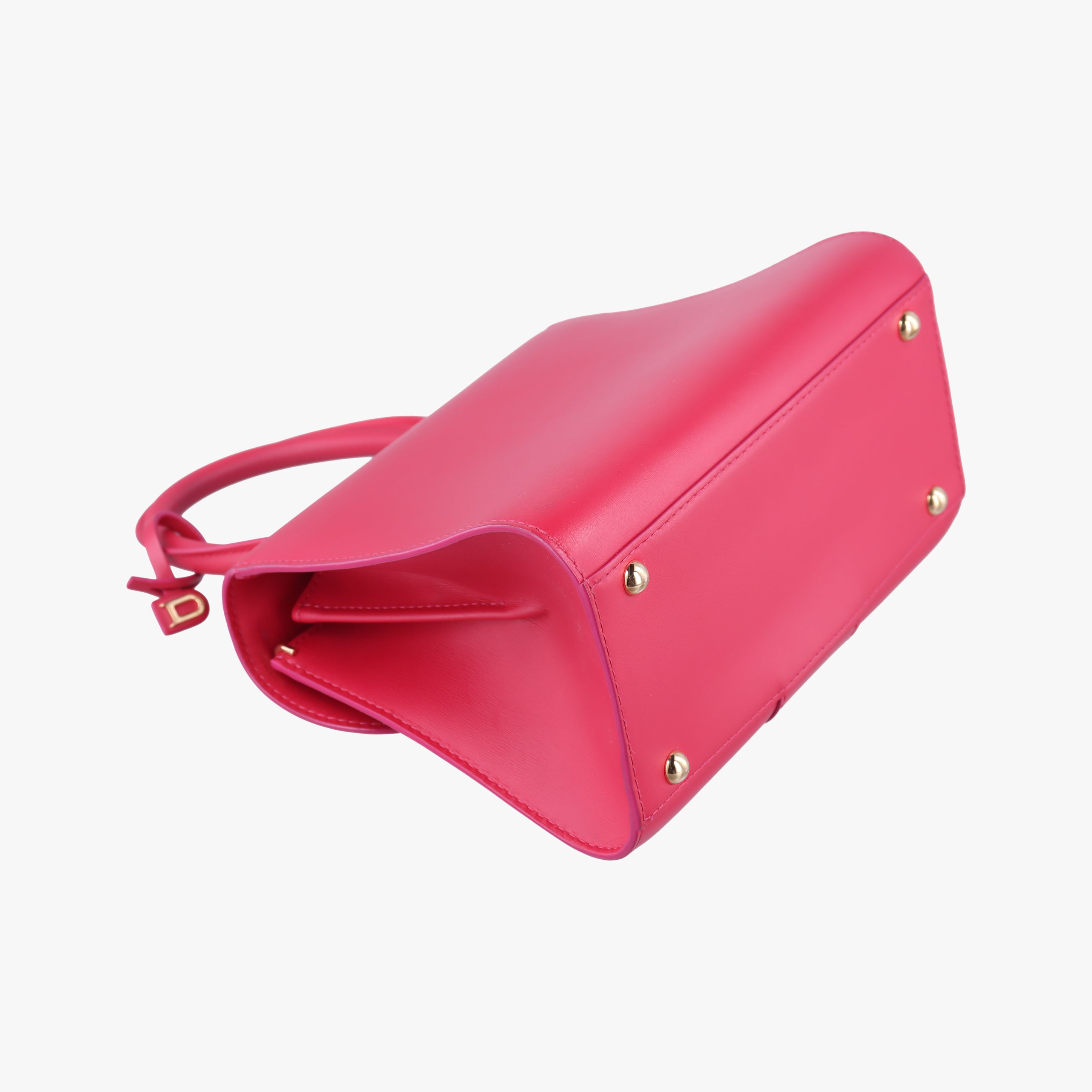 Vintage Delvaux Brillant Mini Red leather  handbag | stylenewstar